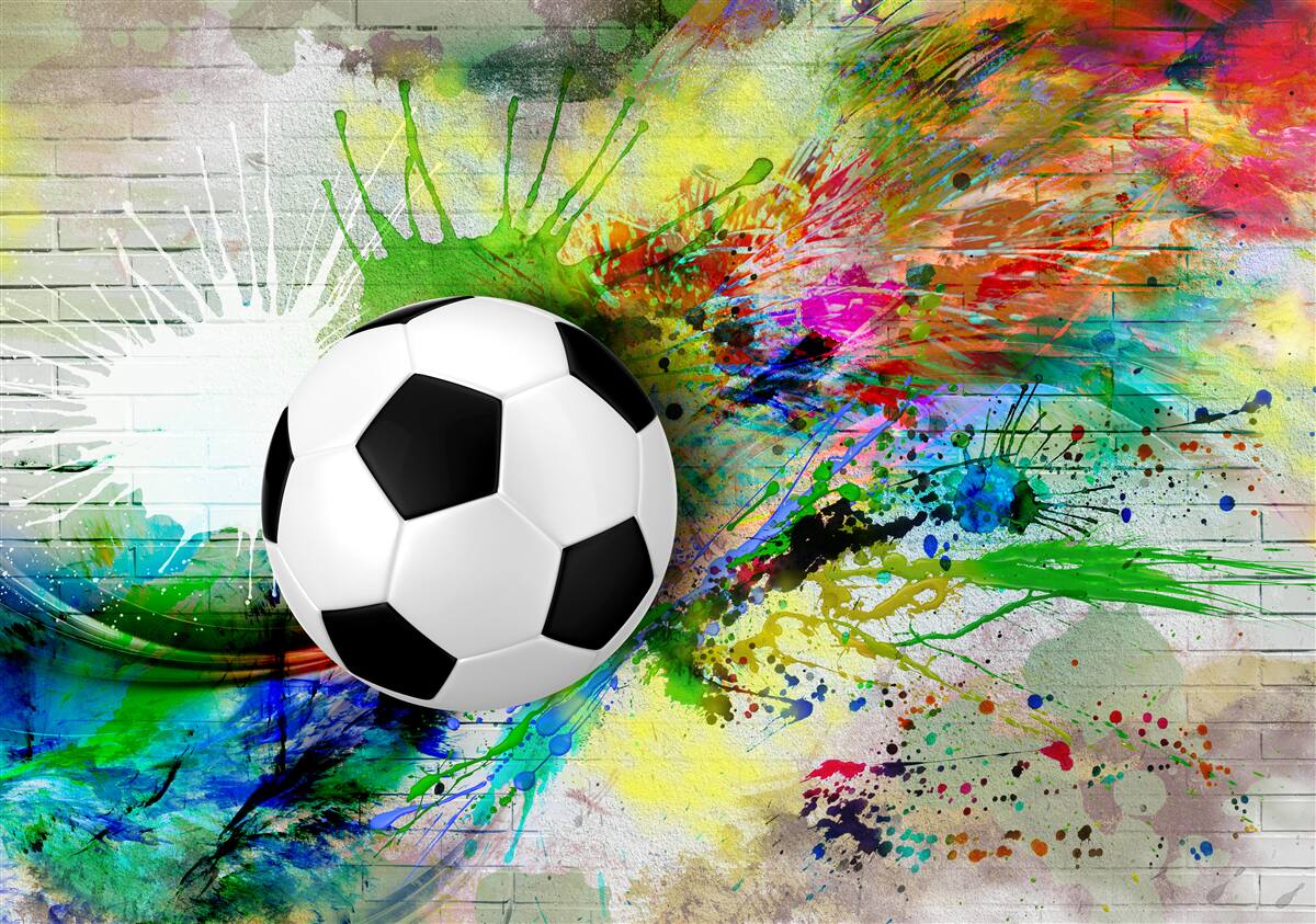 Papier peint arrière-plan luminosité accentuation football
