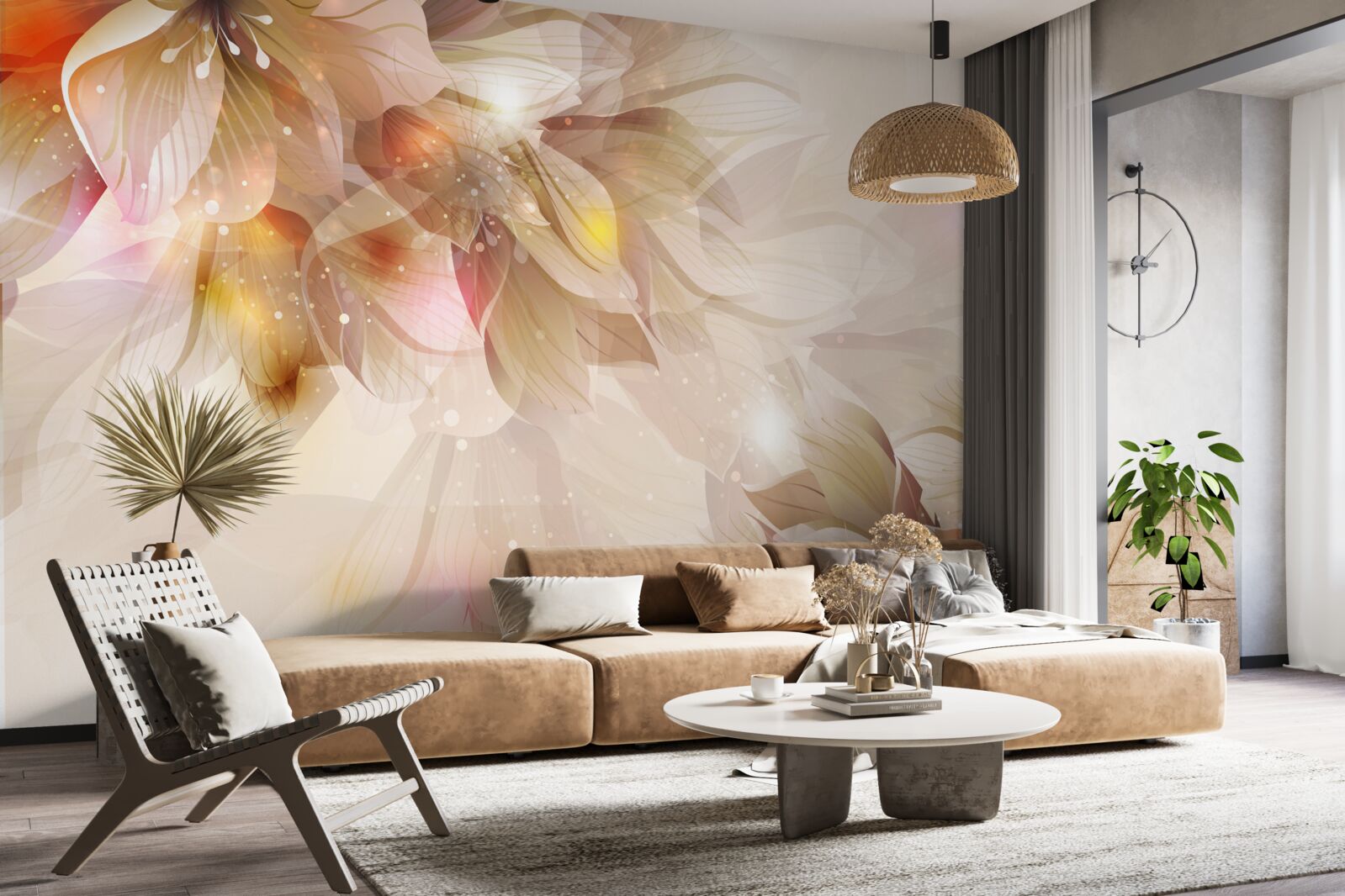 Papier peint la douce lueur de la floraison