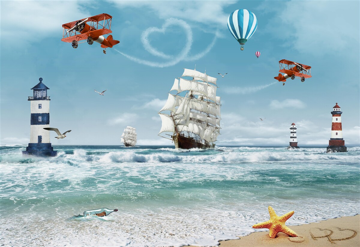 Papier peint vue sur la mer