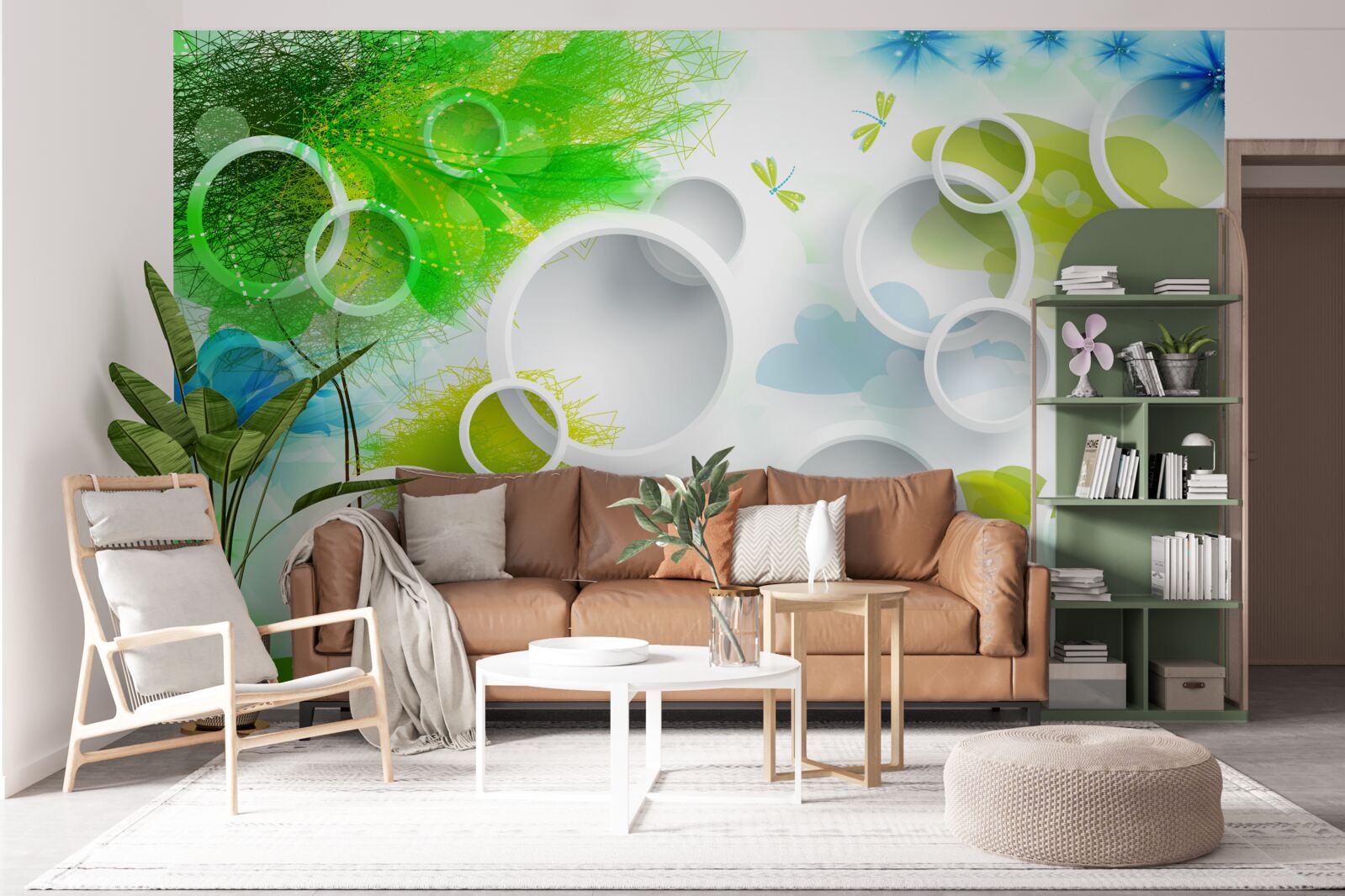 Papier peint une explosion de couleurs estivales