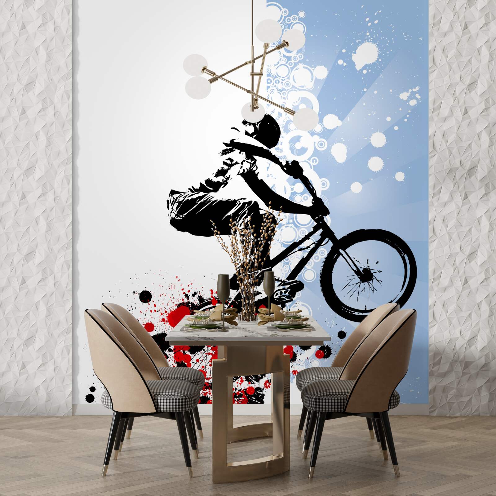 Papier peint bmx rider jump