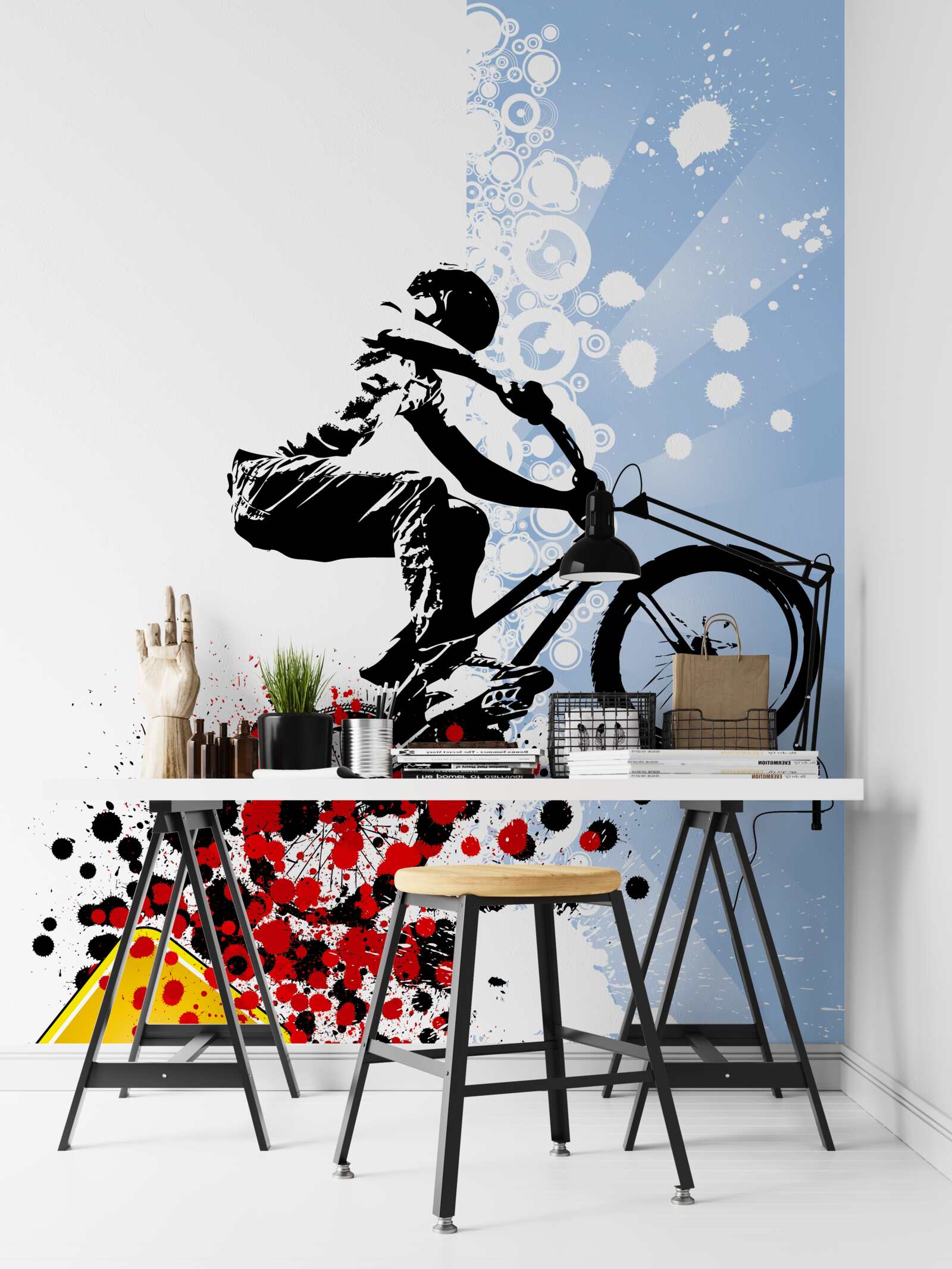 Papier peint bmx rider jump