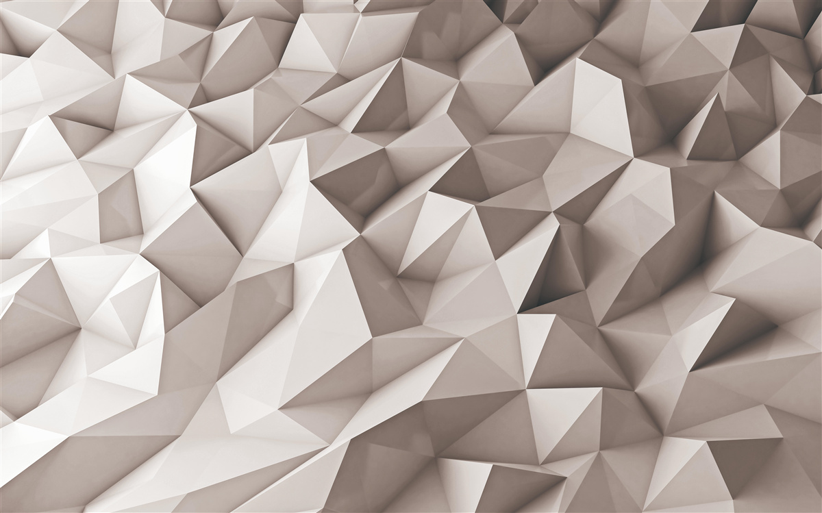 Papier peint Modélisation 3D de formes abstraites
