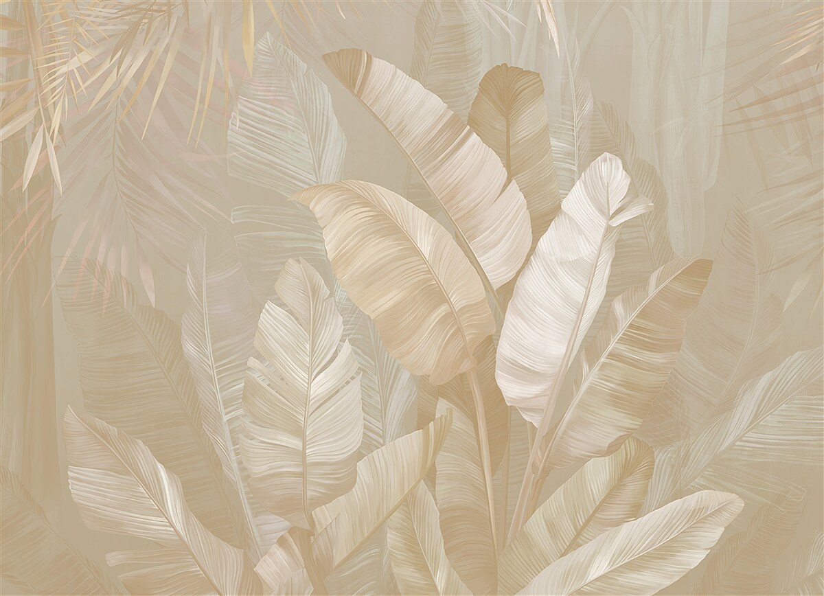 Papier peint les feuilles d'automne ressemblent à des plumes