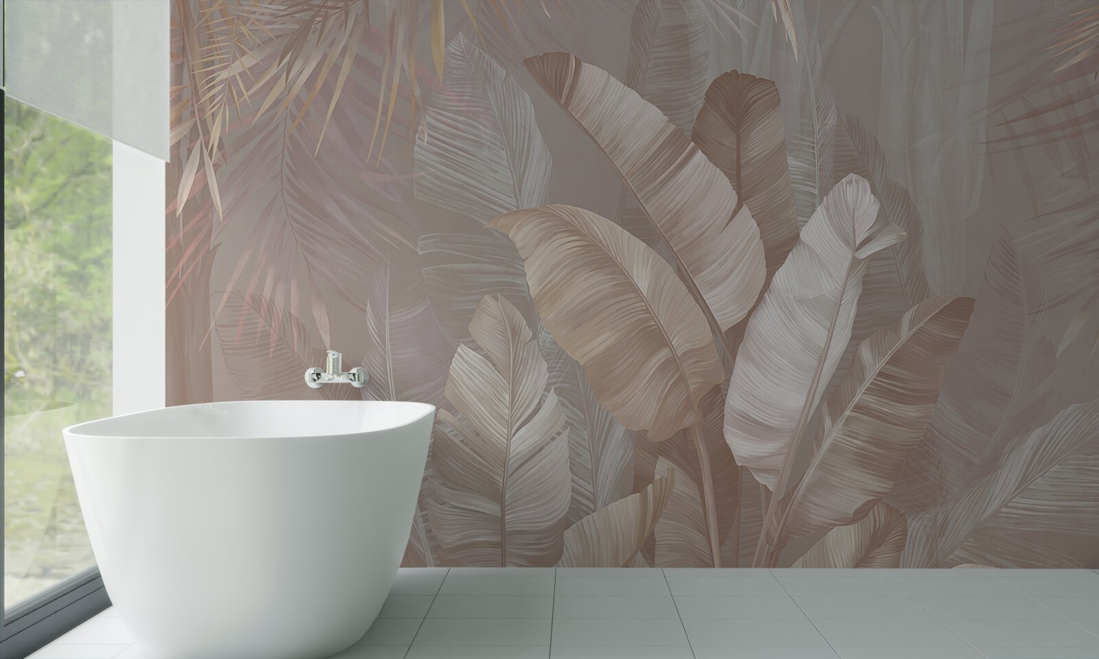 Papier peint forêts tropicales douces