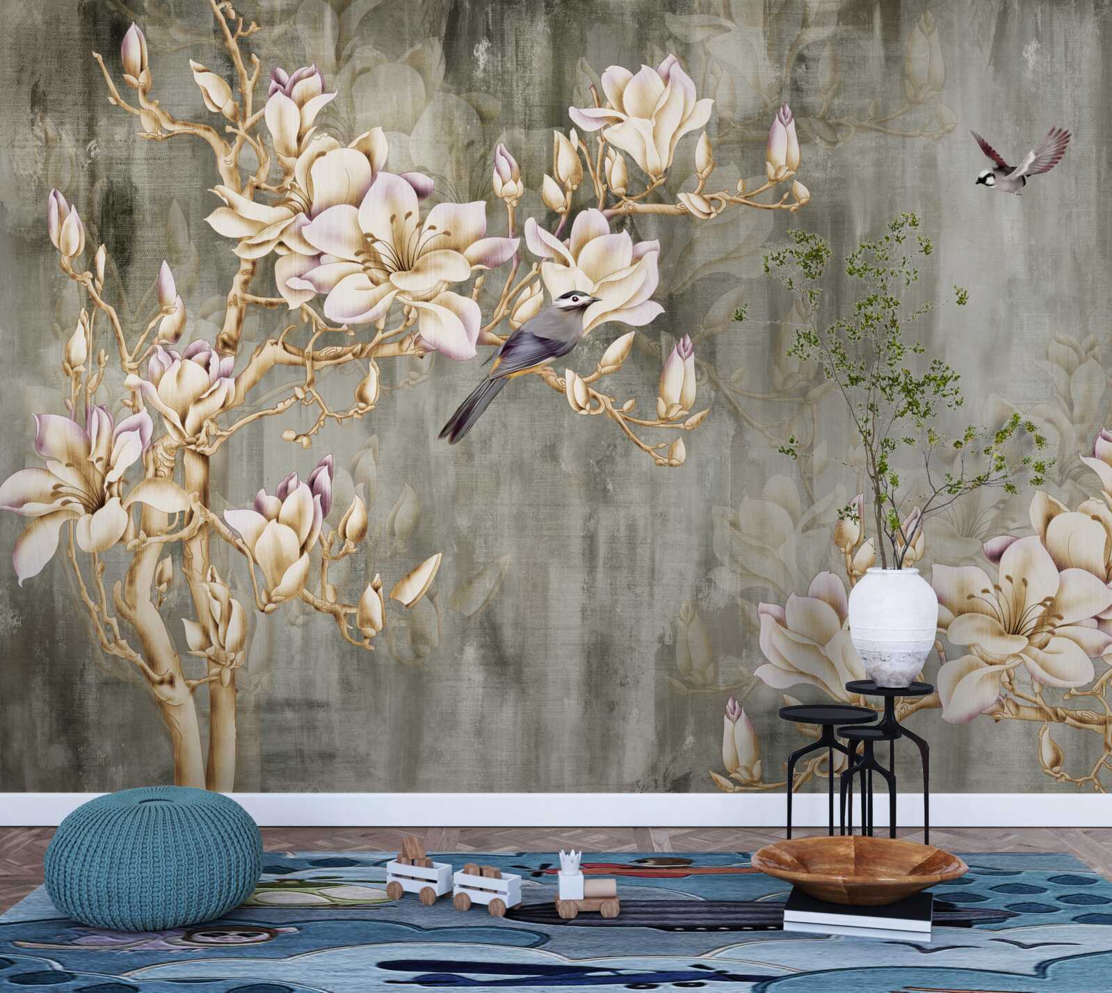 Papier peint pastelowa chinoiserie