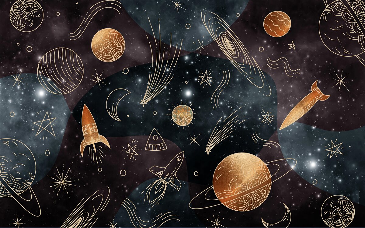 Papier peint l'exploration spatiale et l'astronomie