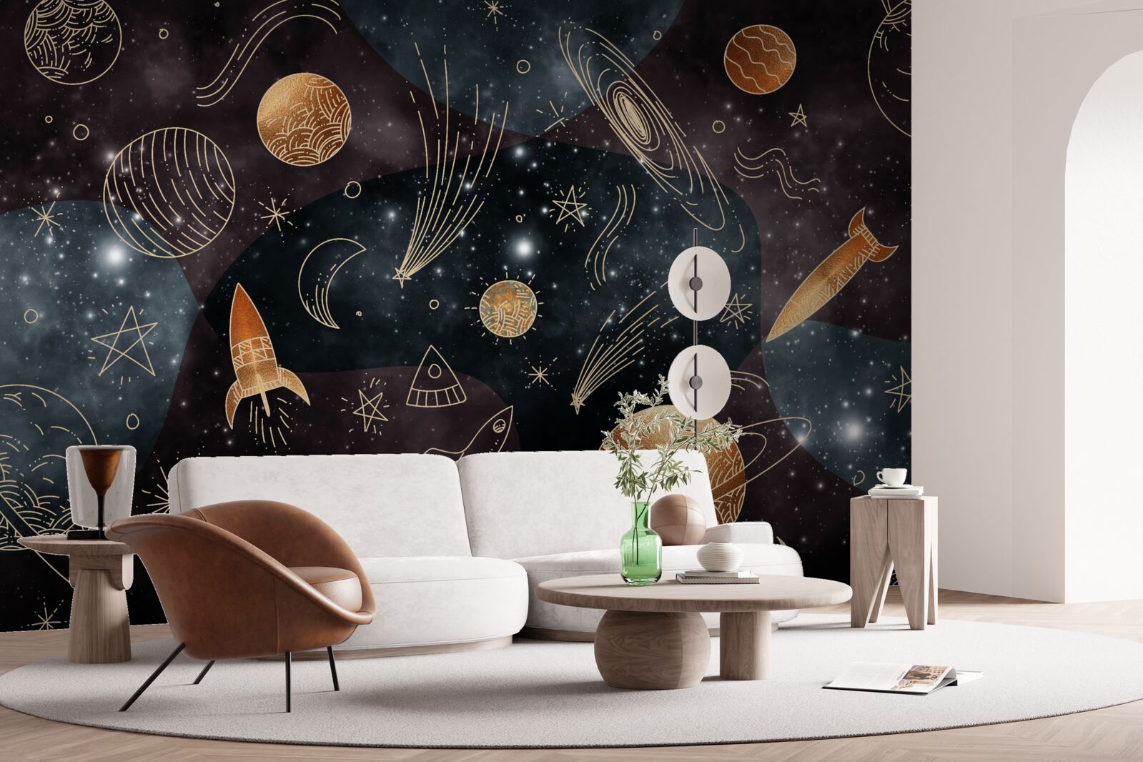 Papier peint l'exploration spatiale et l'astronomie
