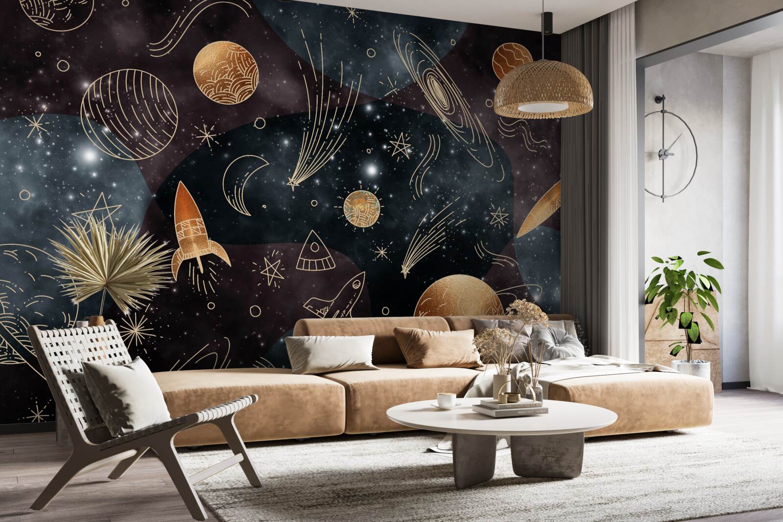 Papier peint l'exploration spatiale et l'astronomie