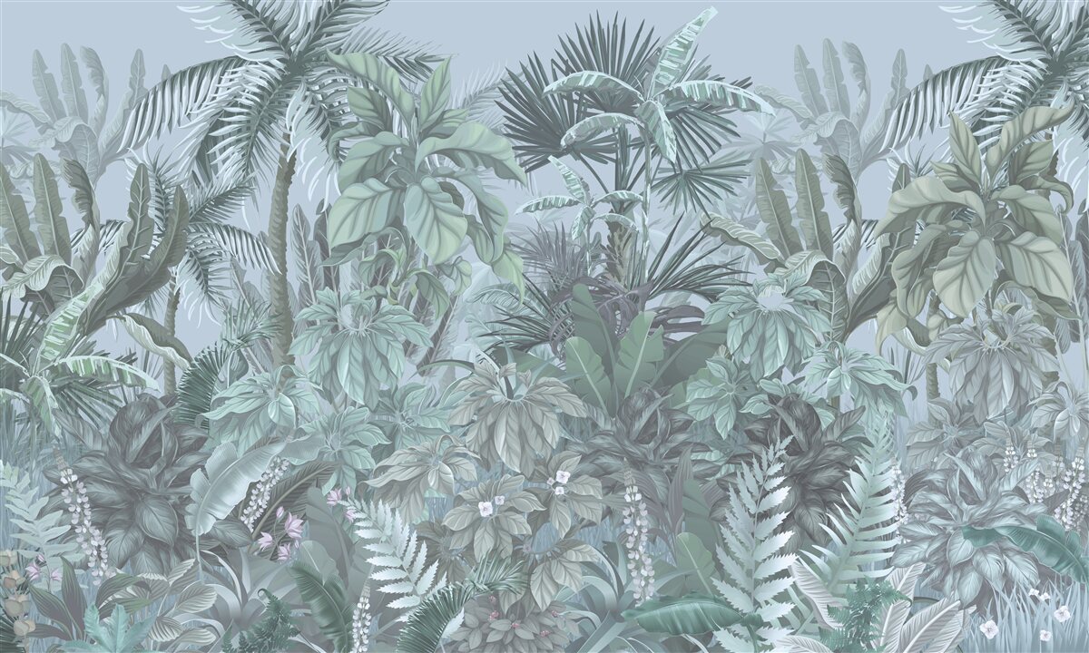 Papier peint l'obscurité dans la jungle