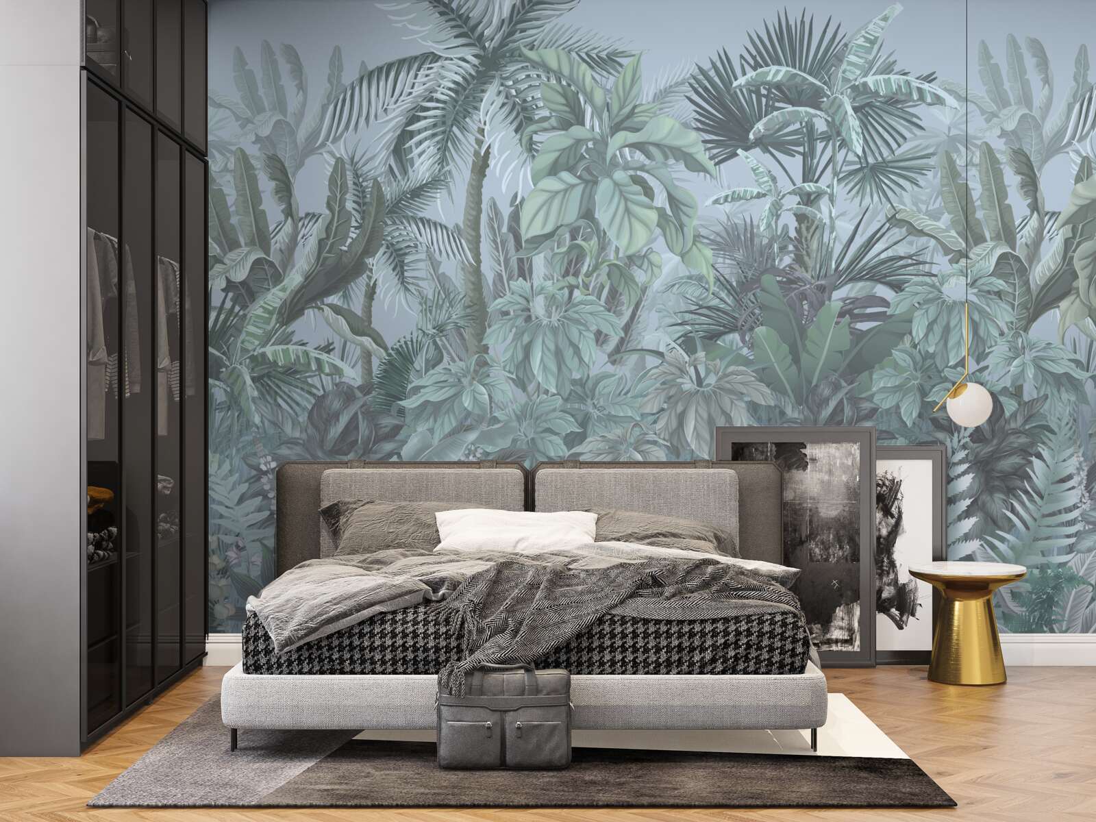Papier peint l'obscurité dans la jungle