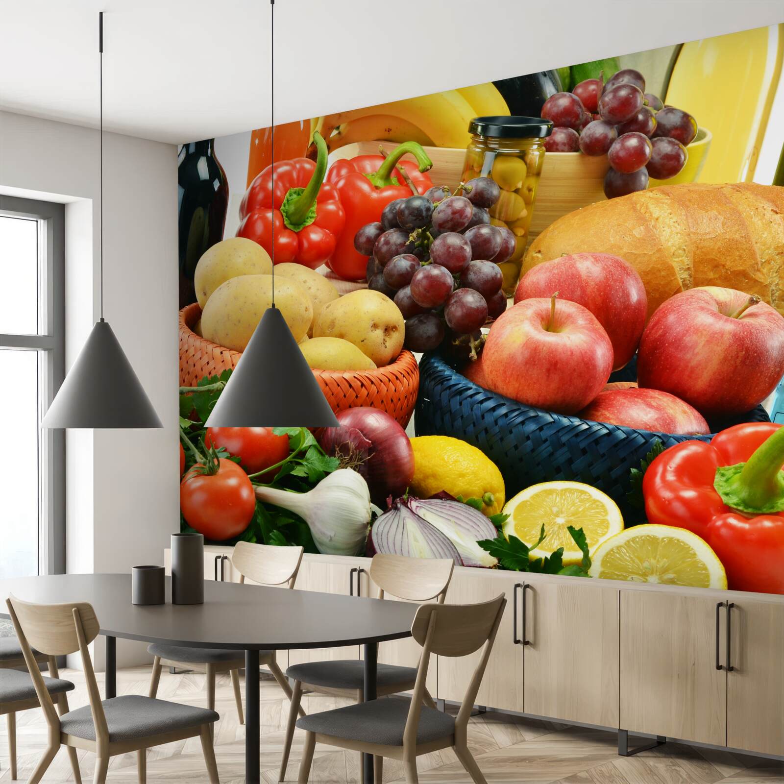 Papier peint un régime alimentaire bien composé devrait être proposé