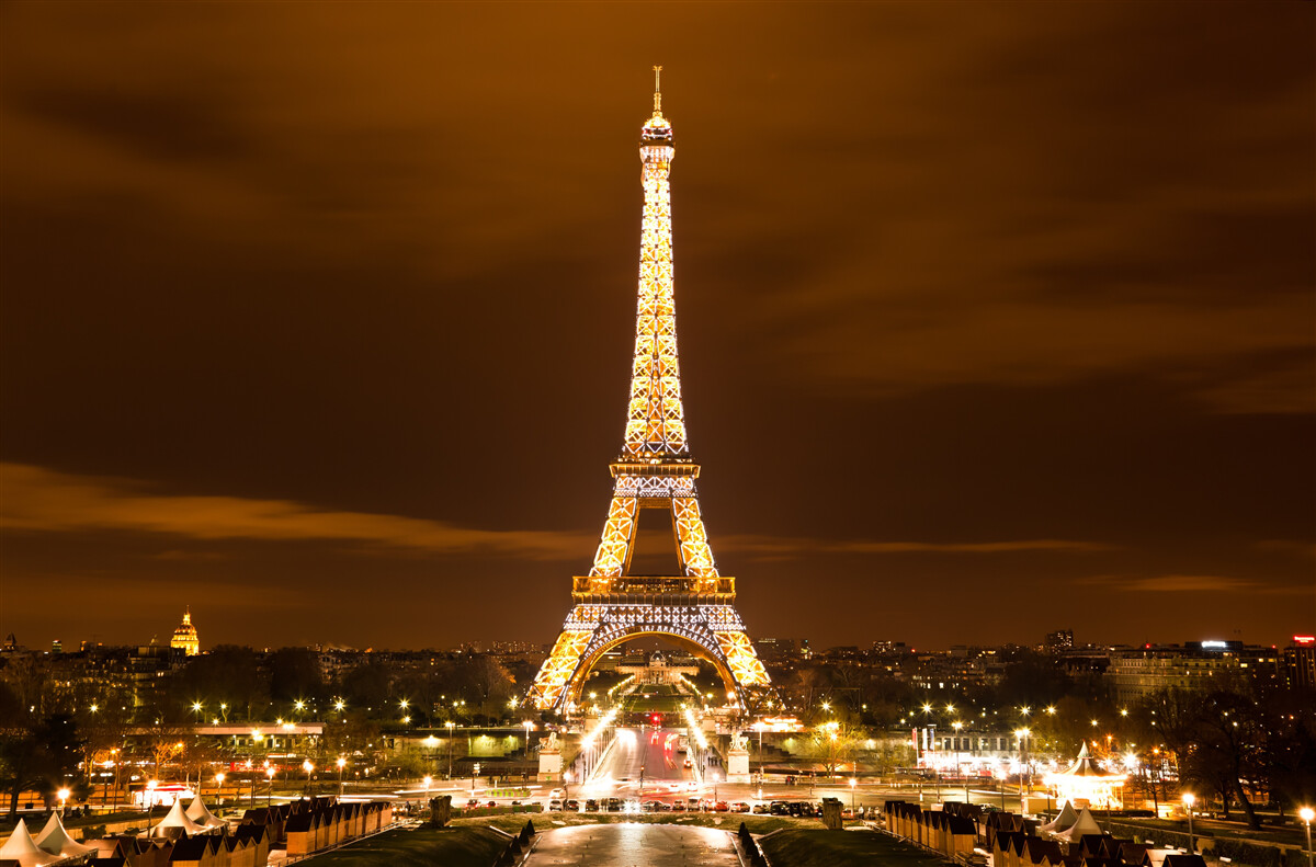 Papier peint l'âme de paris la nuit