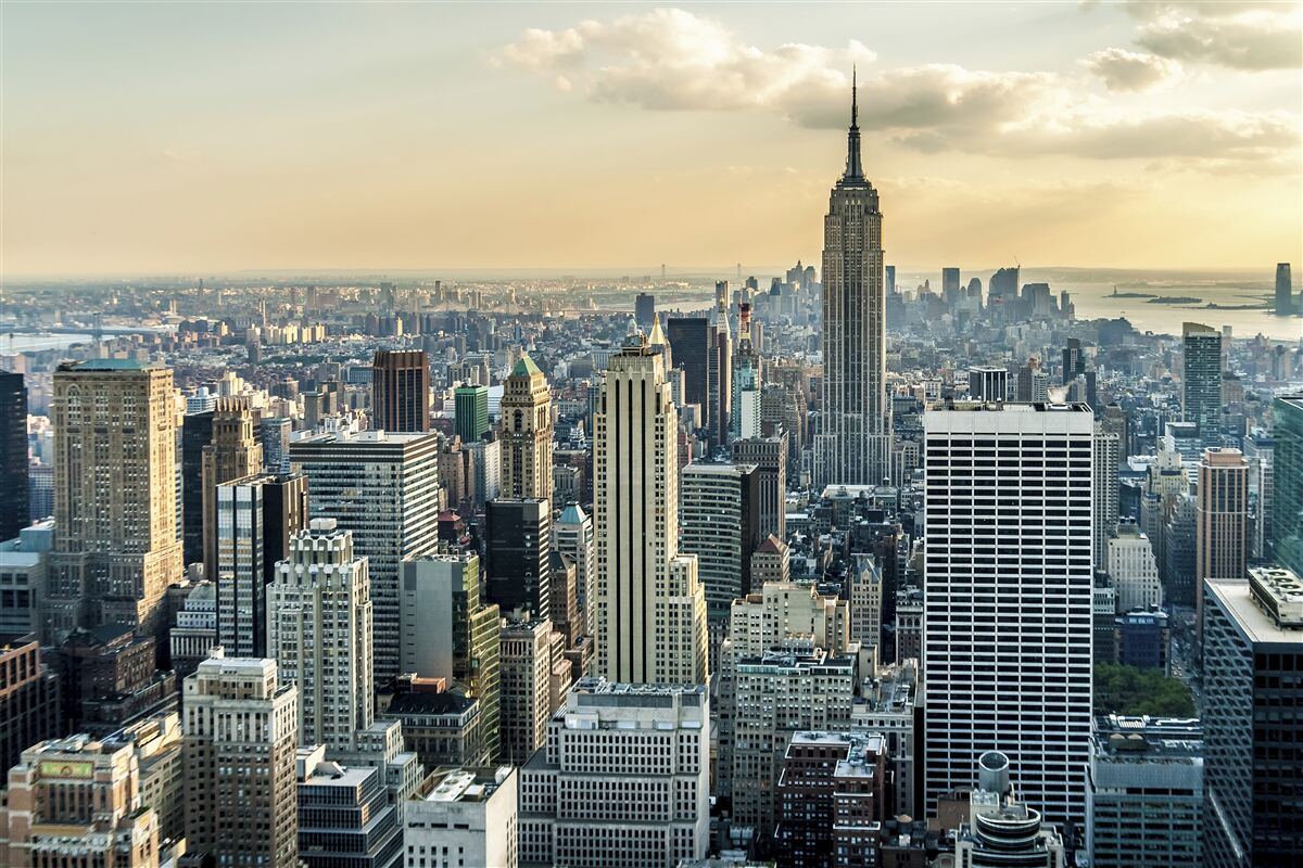 Papier peint Vue à 360 degrés de New York