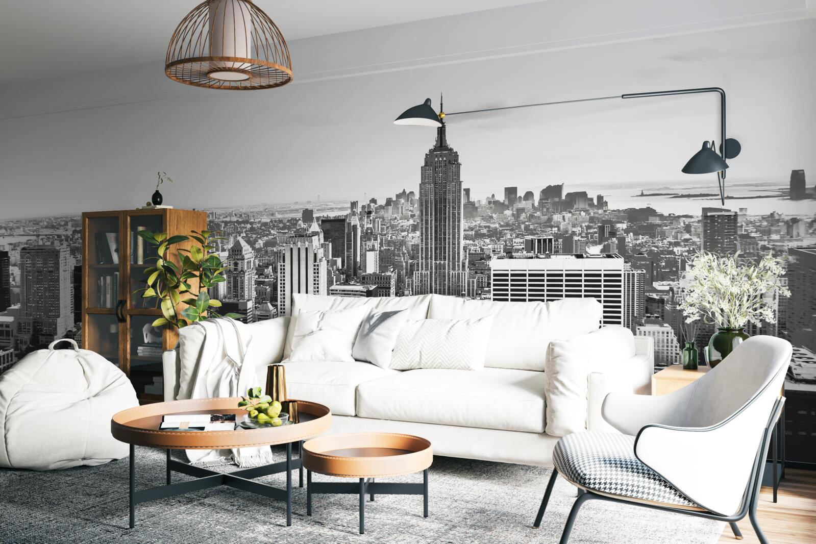 Papier peint widok vintage na manhattan