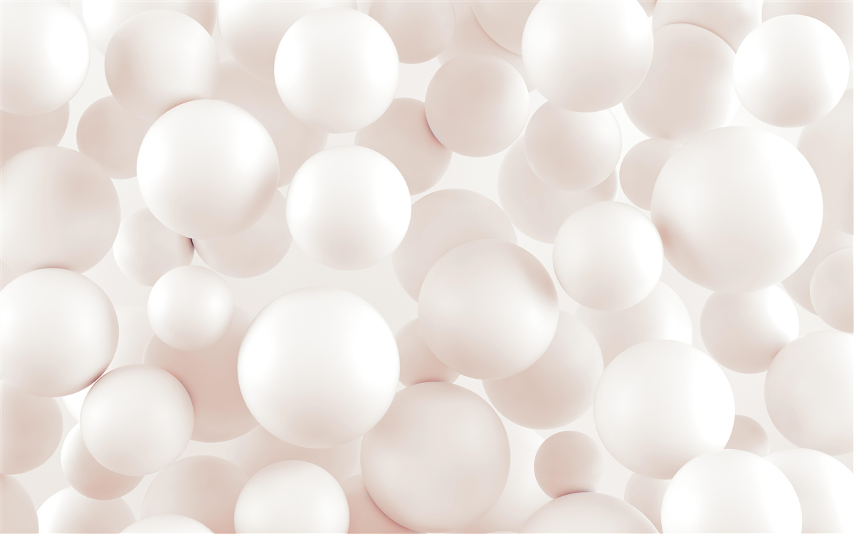Papier peint beaucoup de boules rose vif