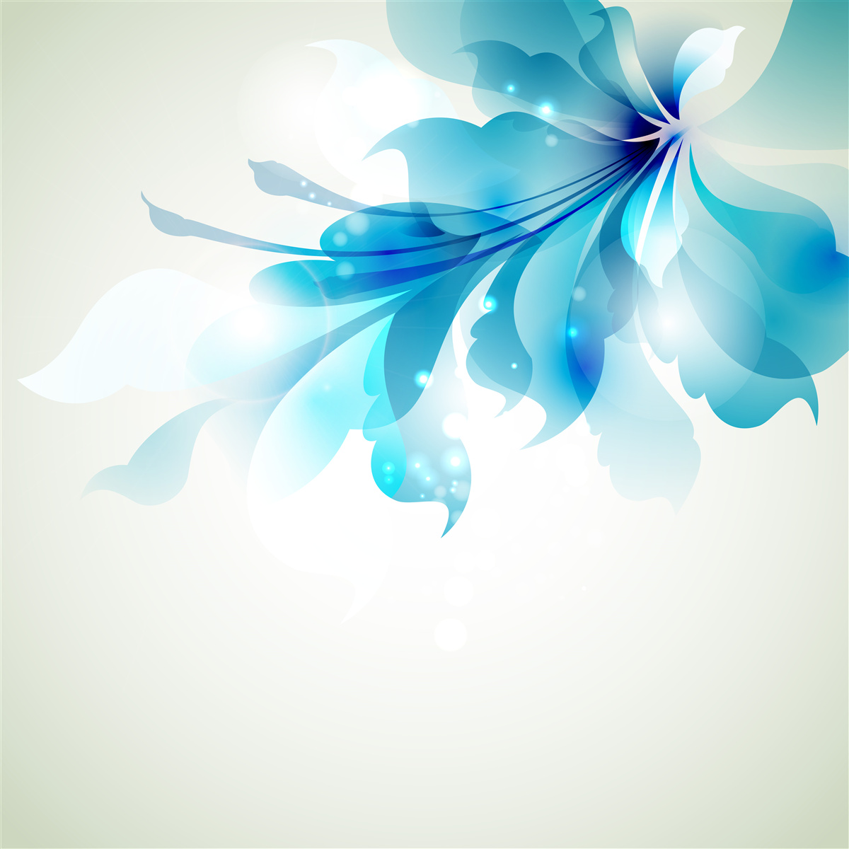 Papier peint grand beignet bleu