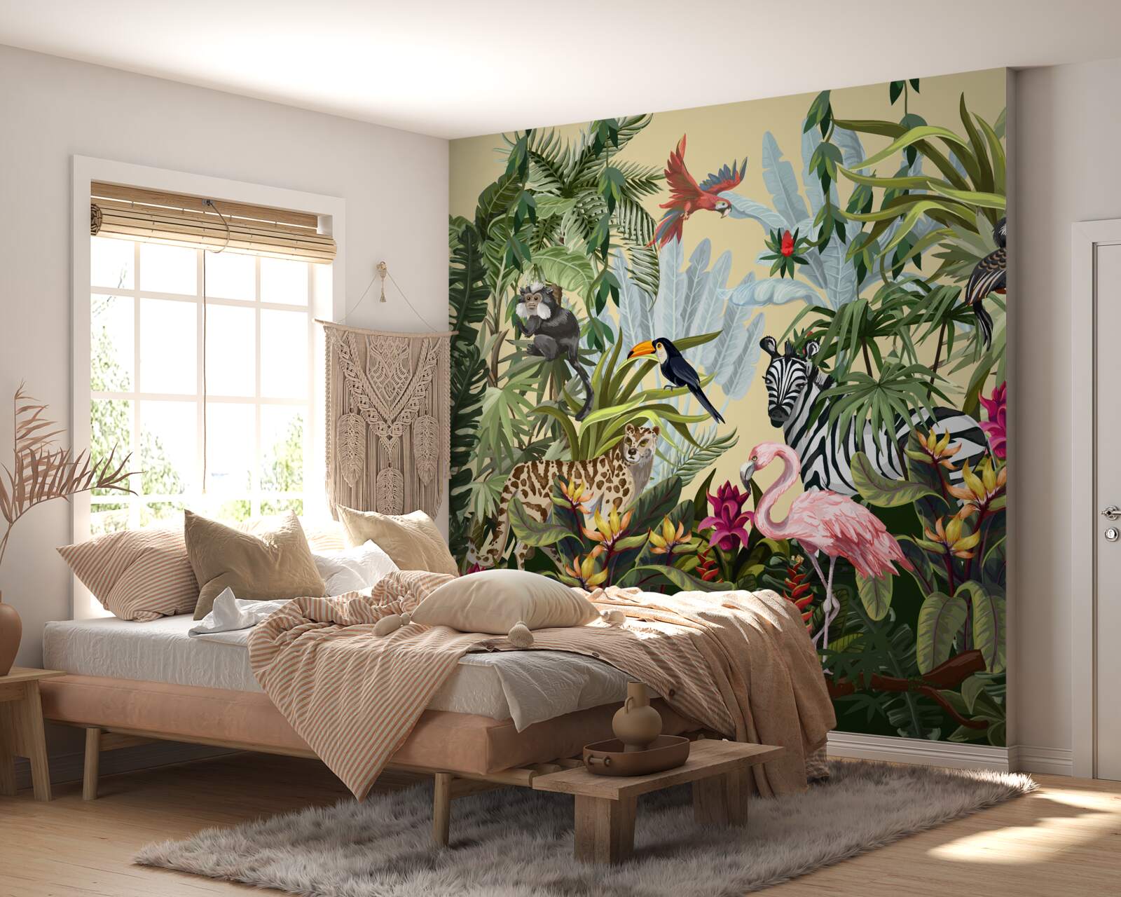 Papier peint les habitants de la forêt tropicale