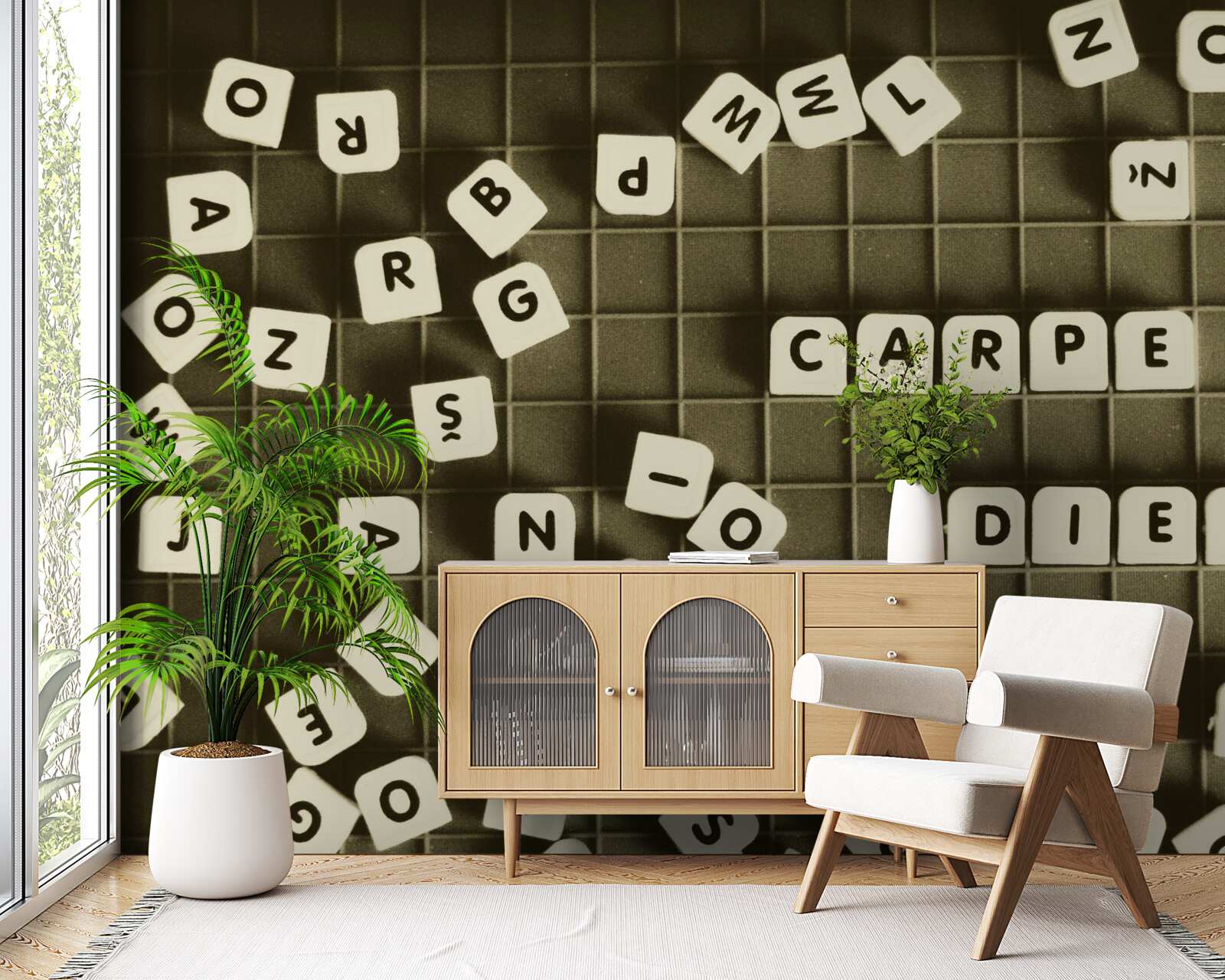 Papier peint jeu de mots