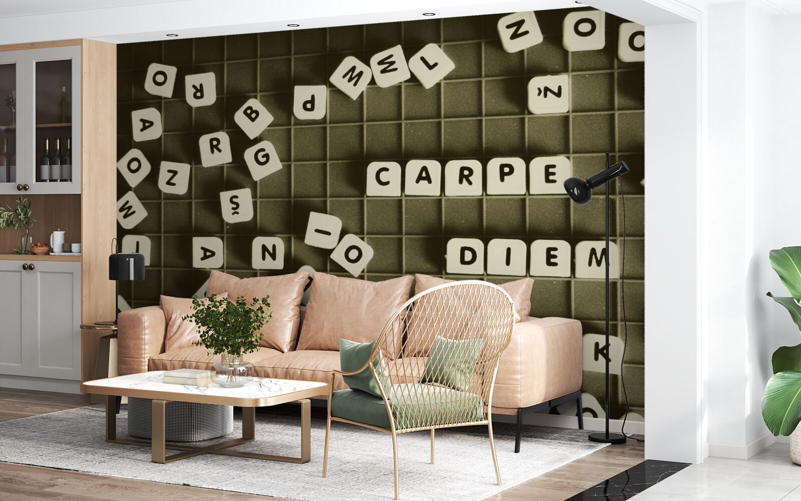 Papier peint jeu de mots