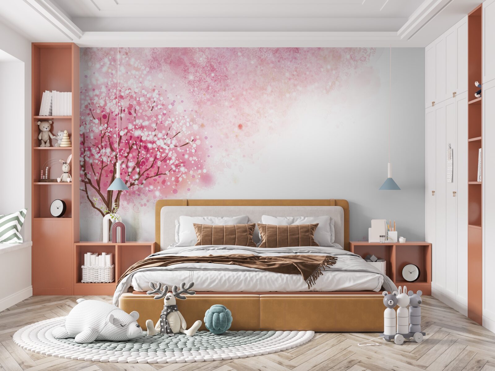 Papier peint Maison de jardin de style japonais