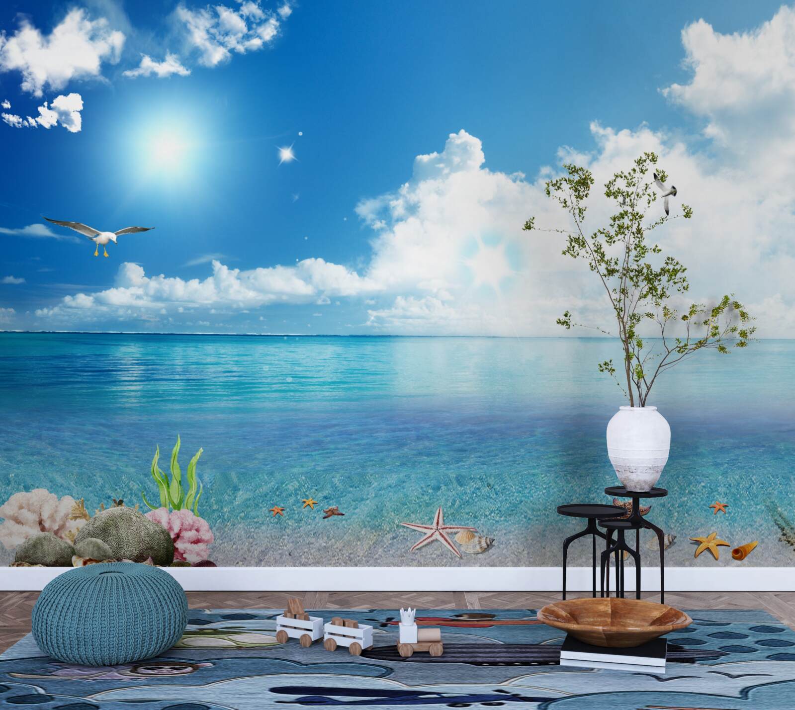 Papier peint brise de mer calme