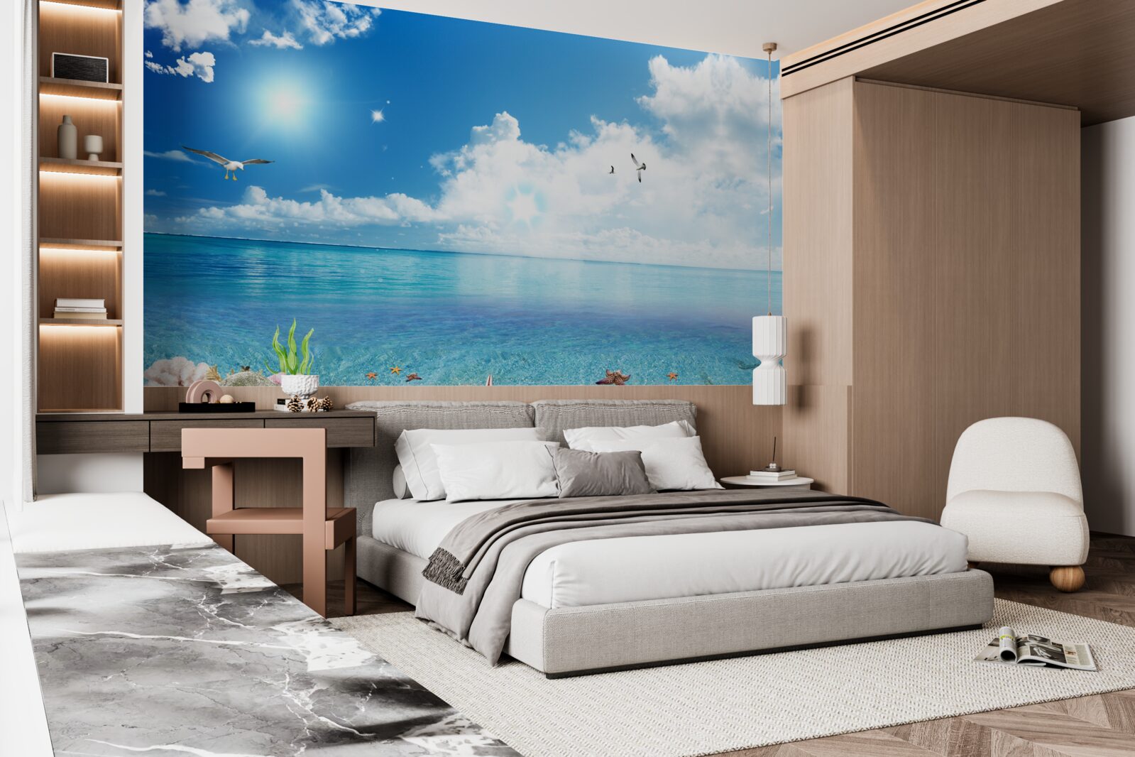Papier peint brise de mer calme