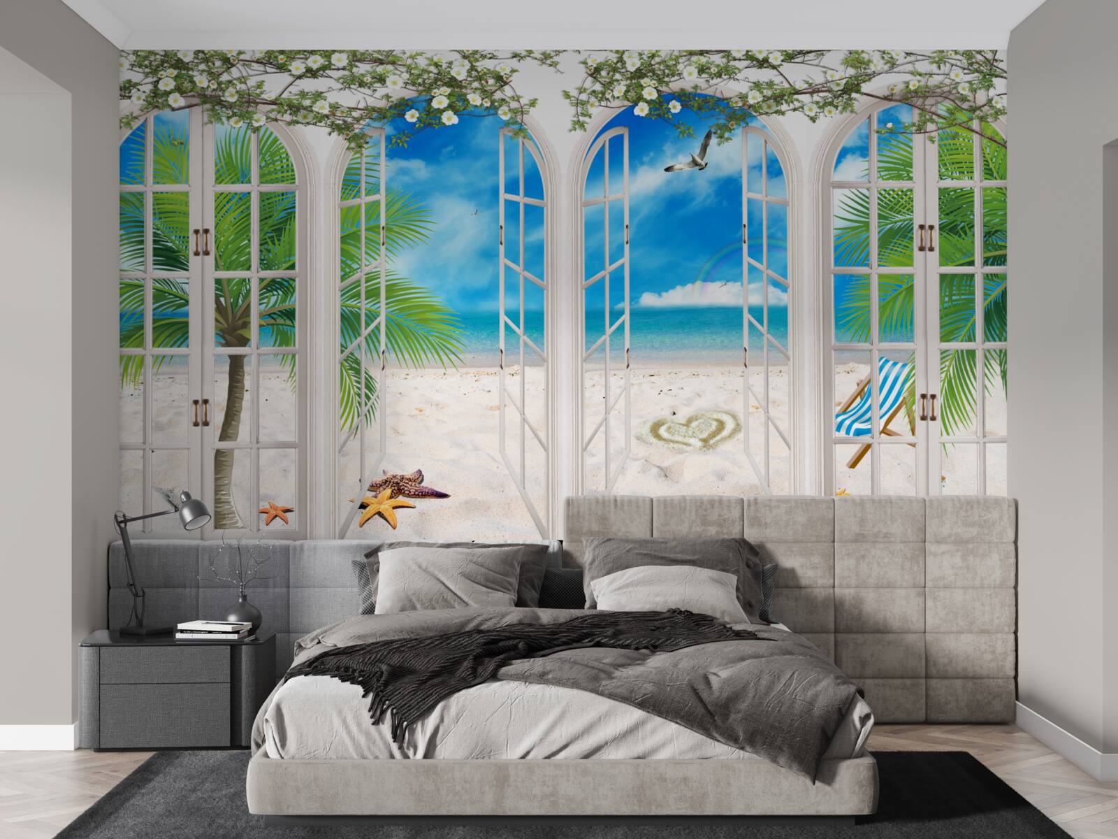 Papier peint balcon de la plage