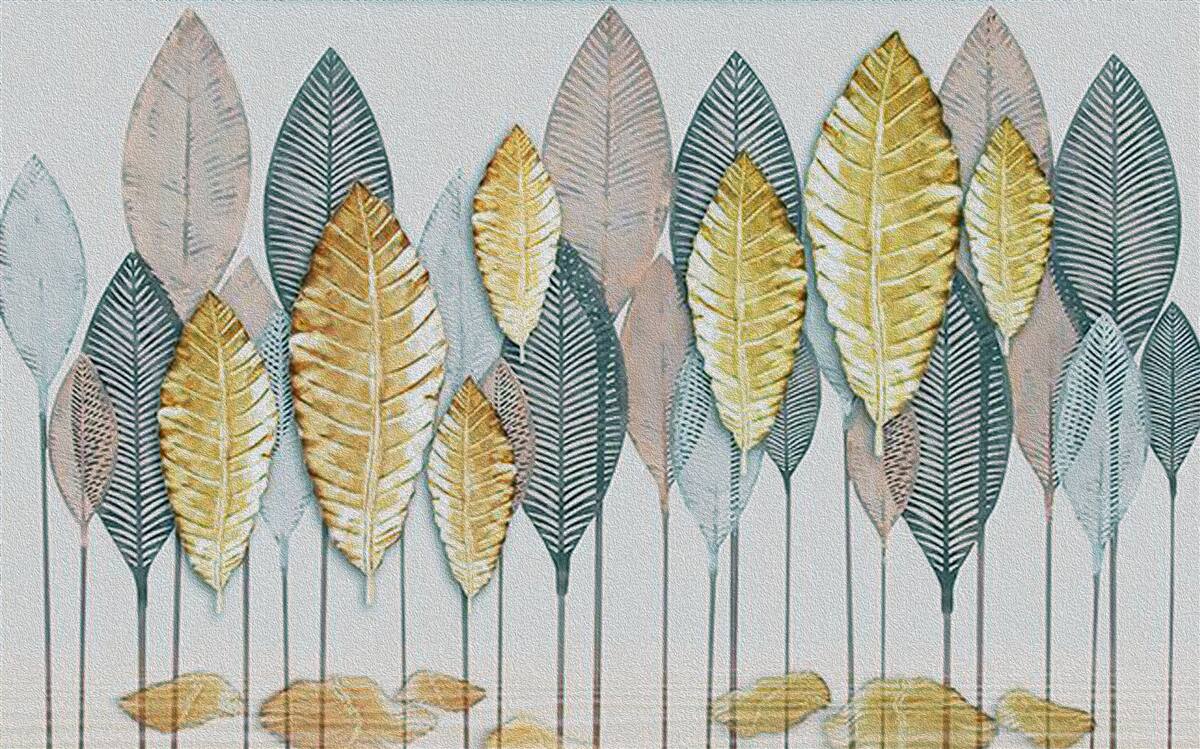 Papier peint forêt d'automne irréelle