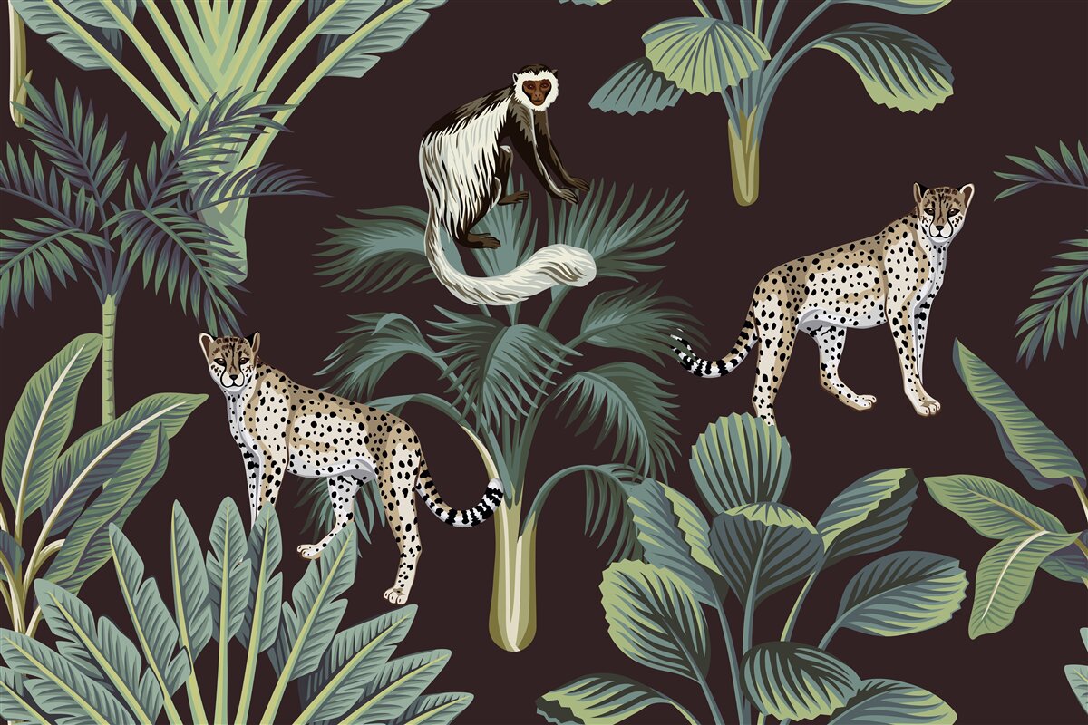 Papier peint résidents permanents des forêts tropicales