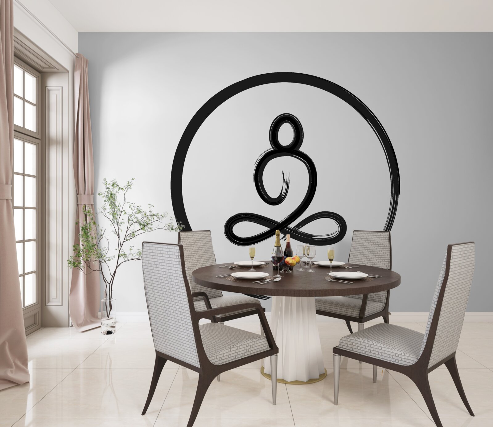 Papier peint le bouddha en état de zen