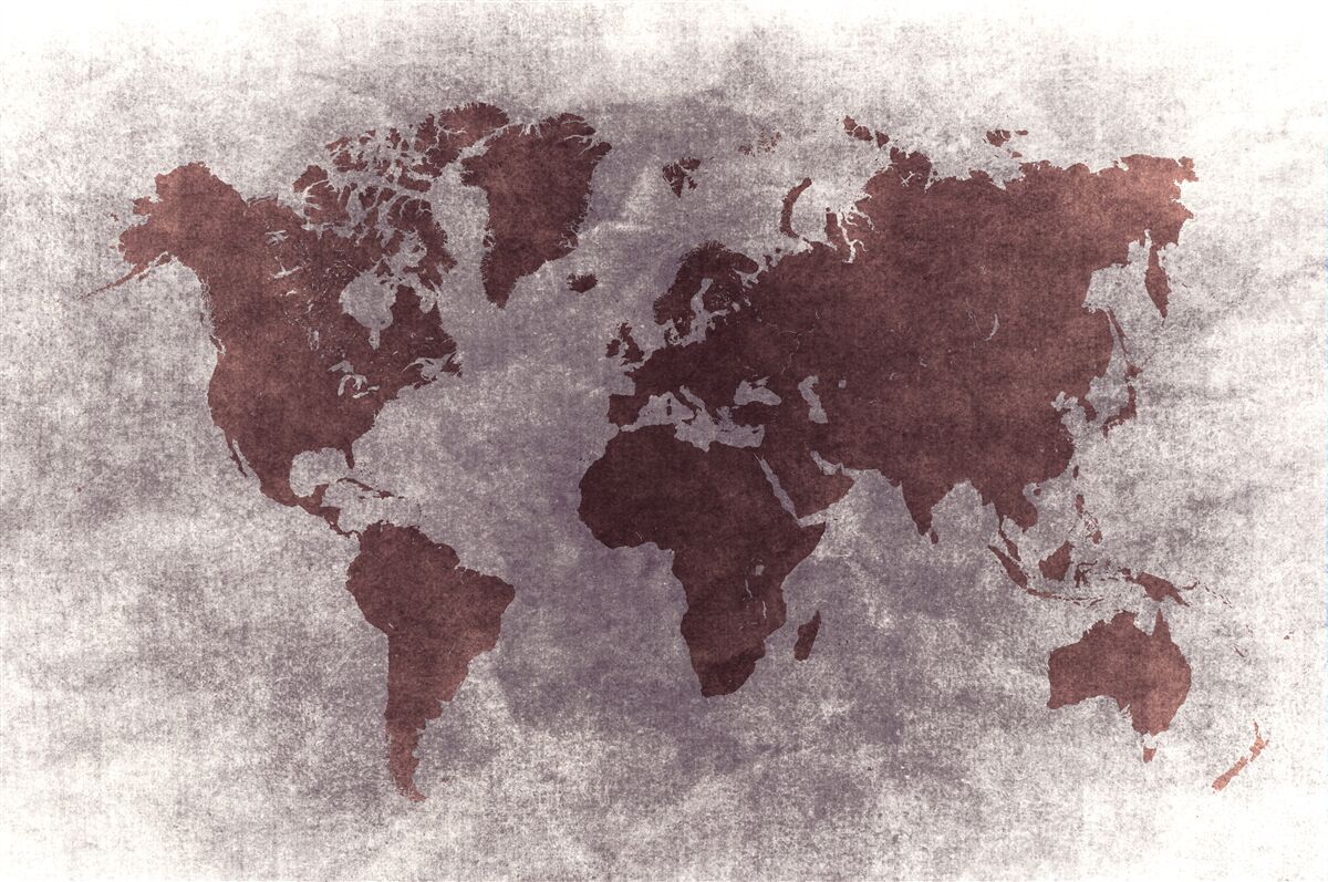 Papier peint entre les cartes du monde