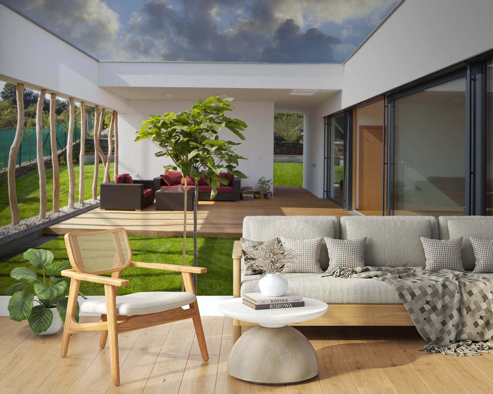 Papier peint modernisation de l'aménagement intérieur d'une maison privée
