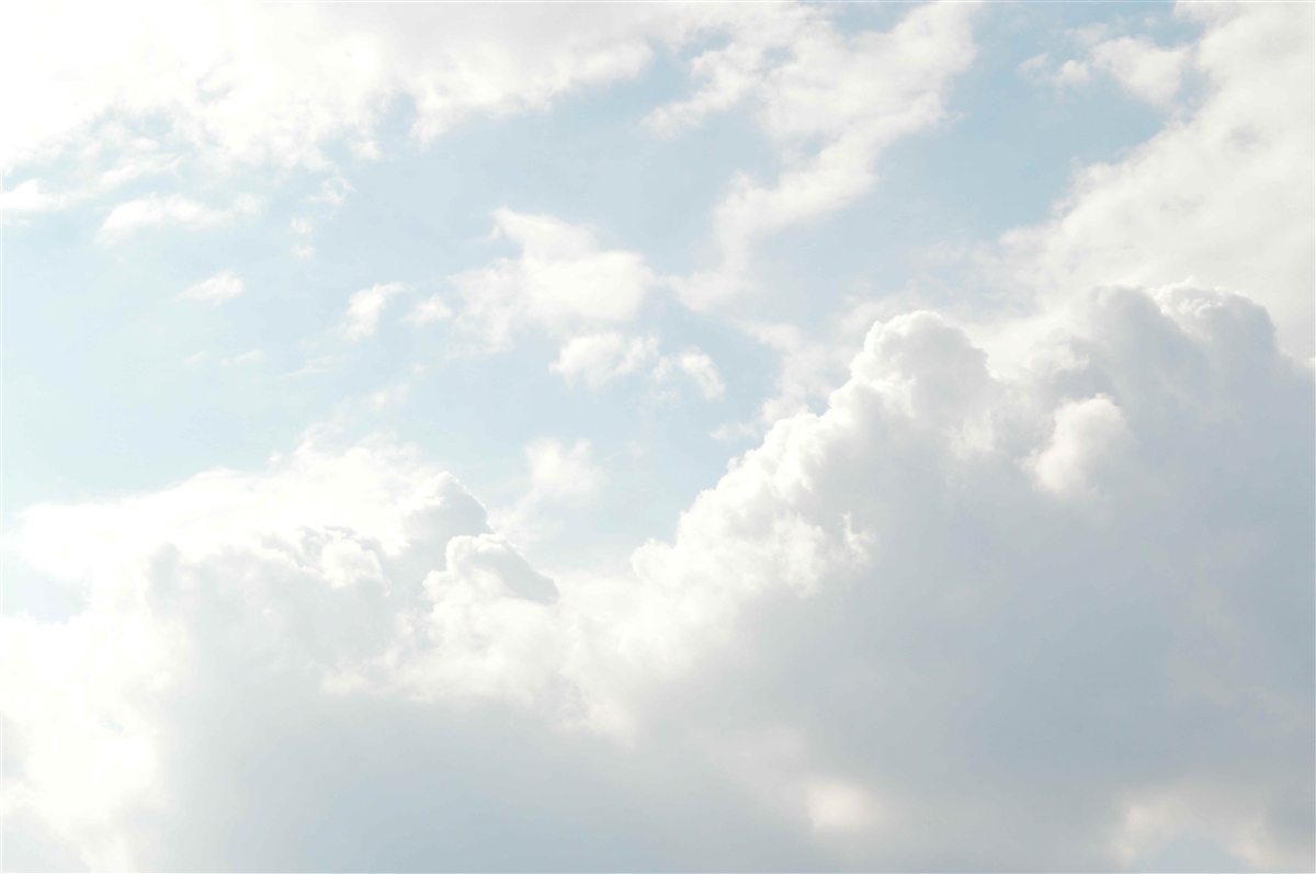 Papier peint d'épais nuages laiteux
