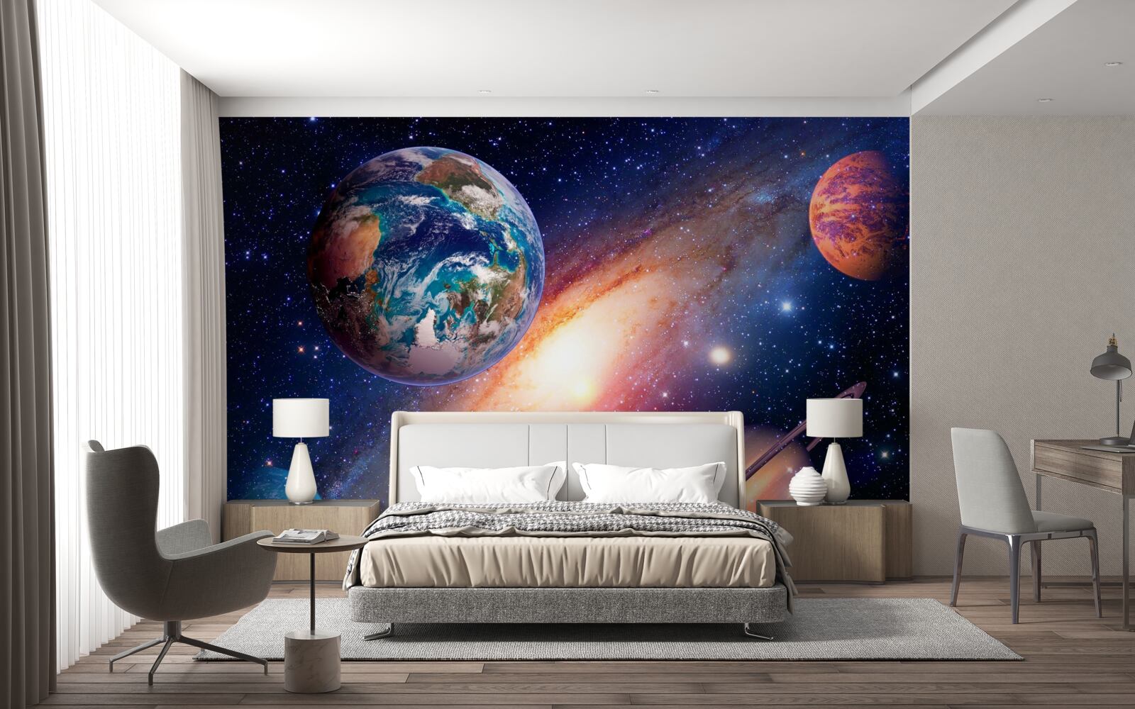 Papier peint planète du système solaire
