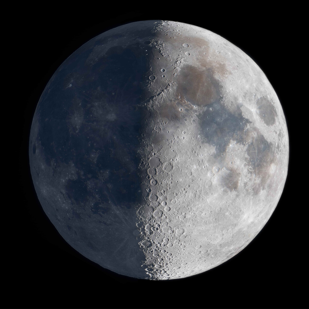 Papier peint jours et nuits sur la lune