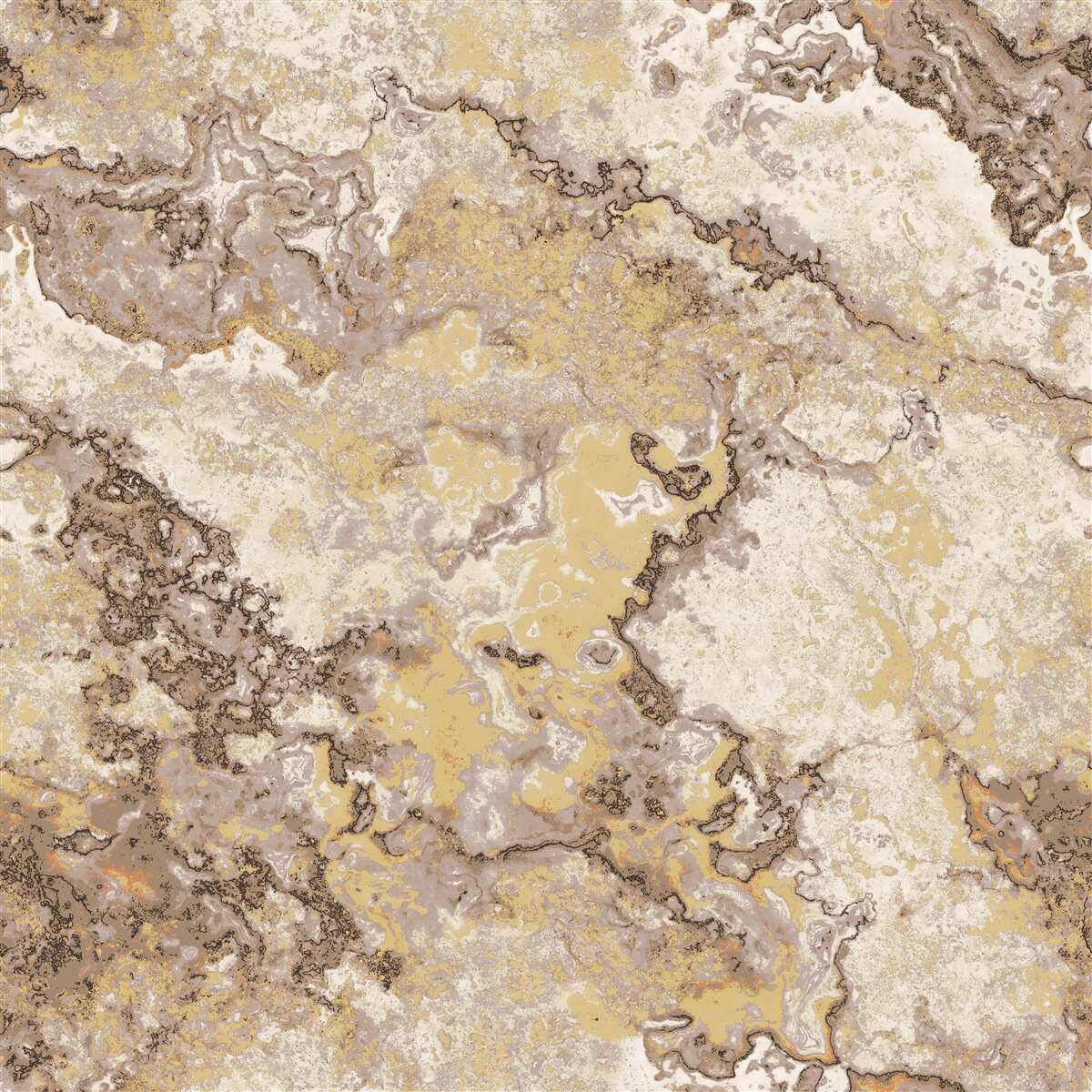 Papier peint de délicates vagues de marbre brun clair