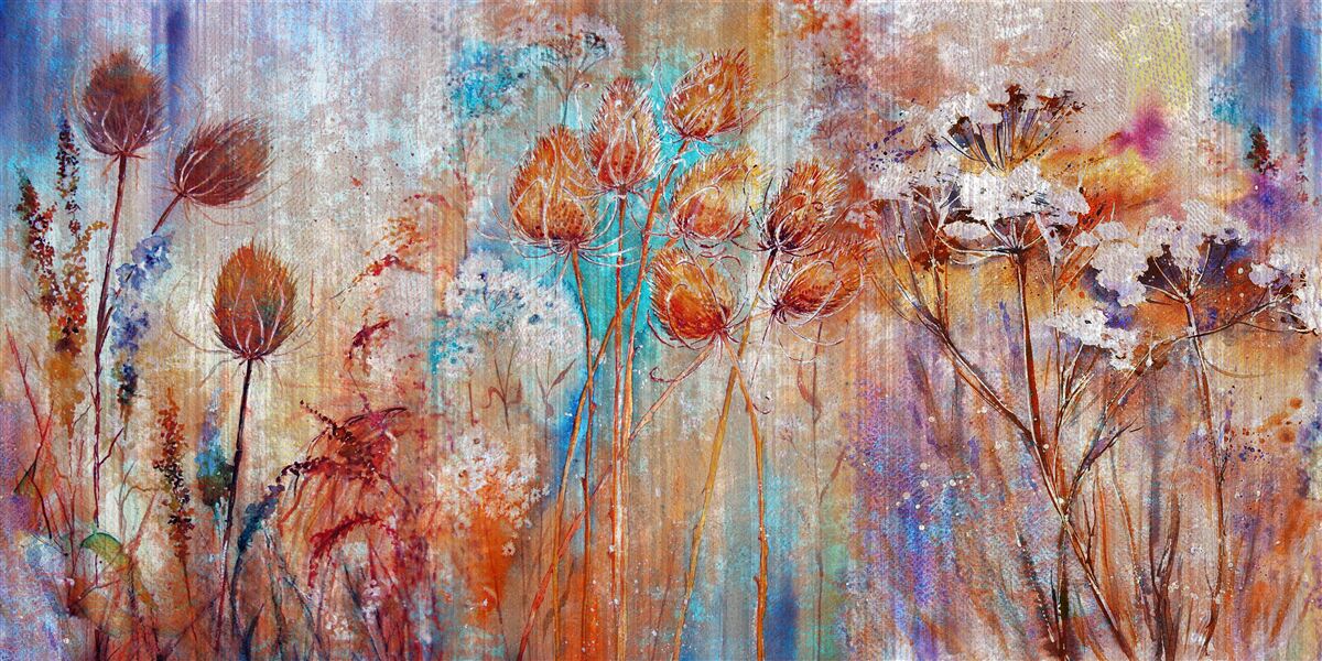 Papier peint variété de couleurs de floraison
