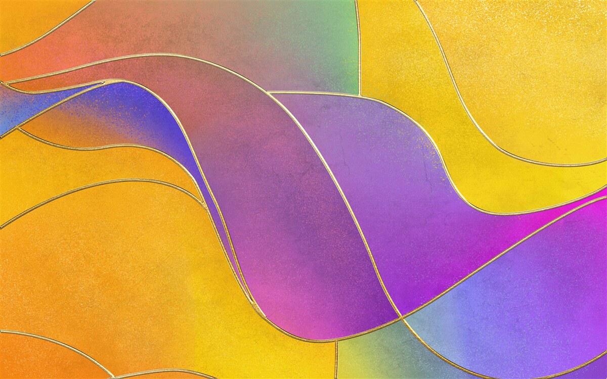 Papier peint lignes lâches en violet