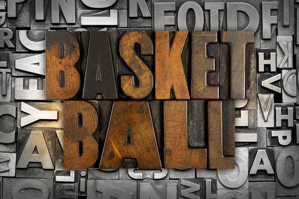 Papier peint "basket" gravé sur métal