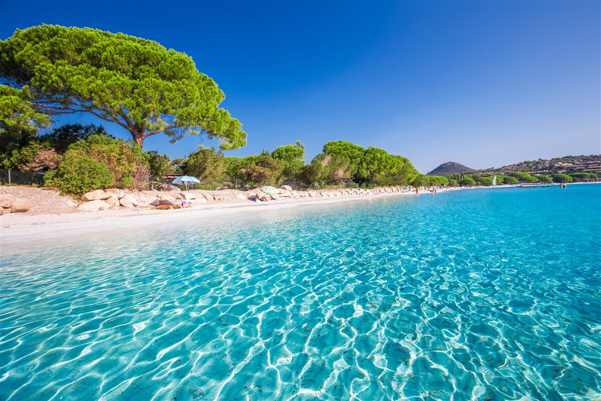 Papier peint plage de santa giulia