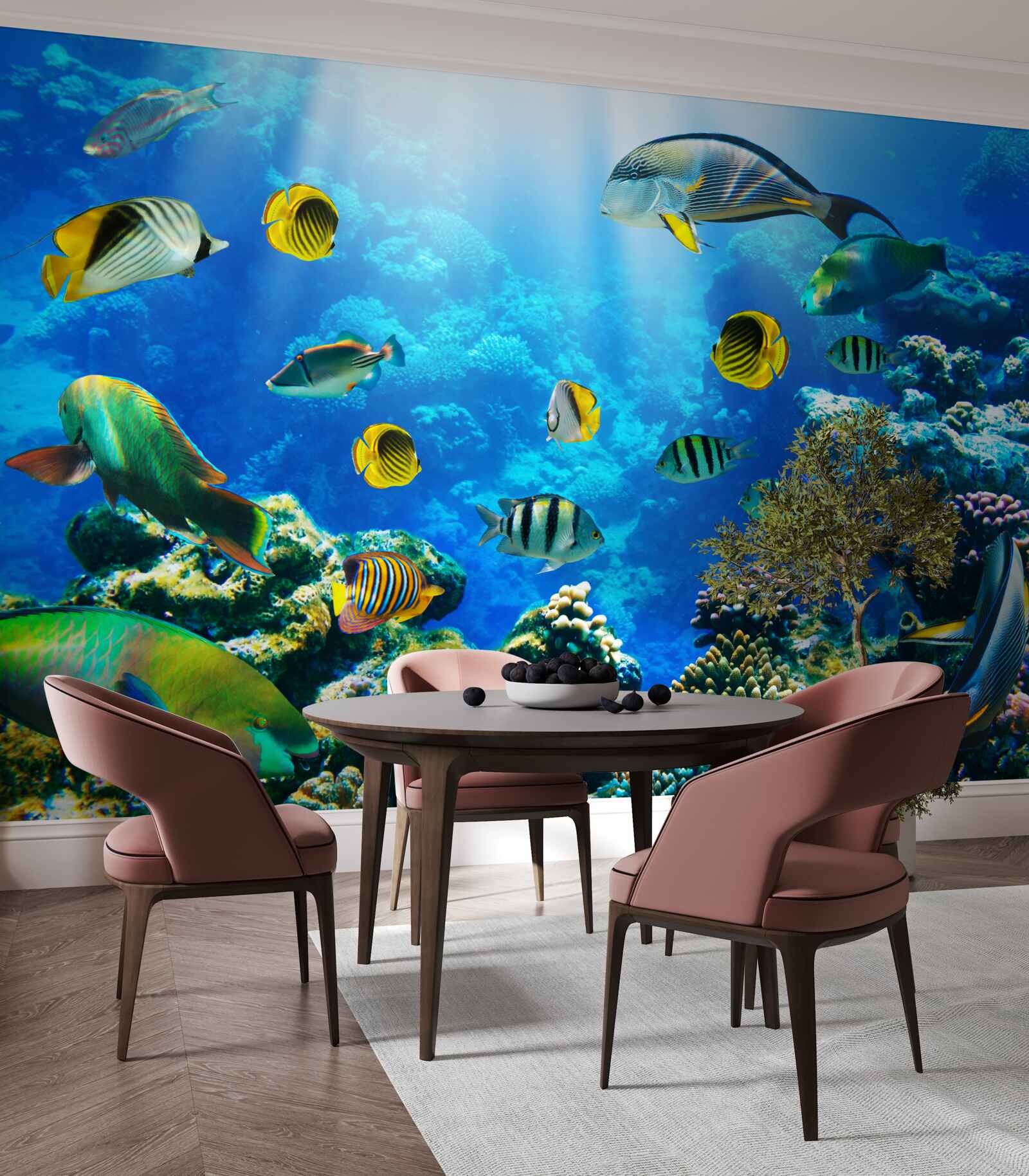 Papier peint les habitants aquatiques des profondeurs