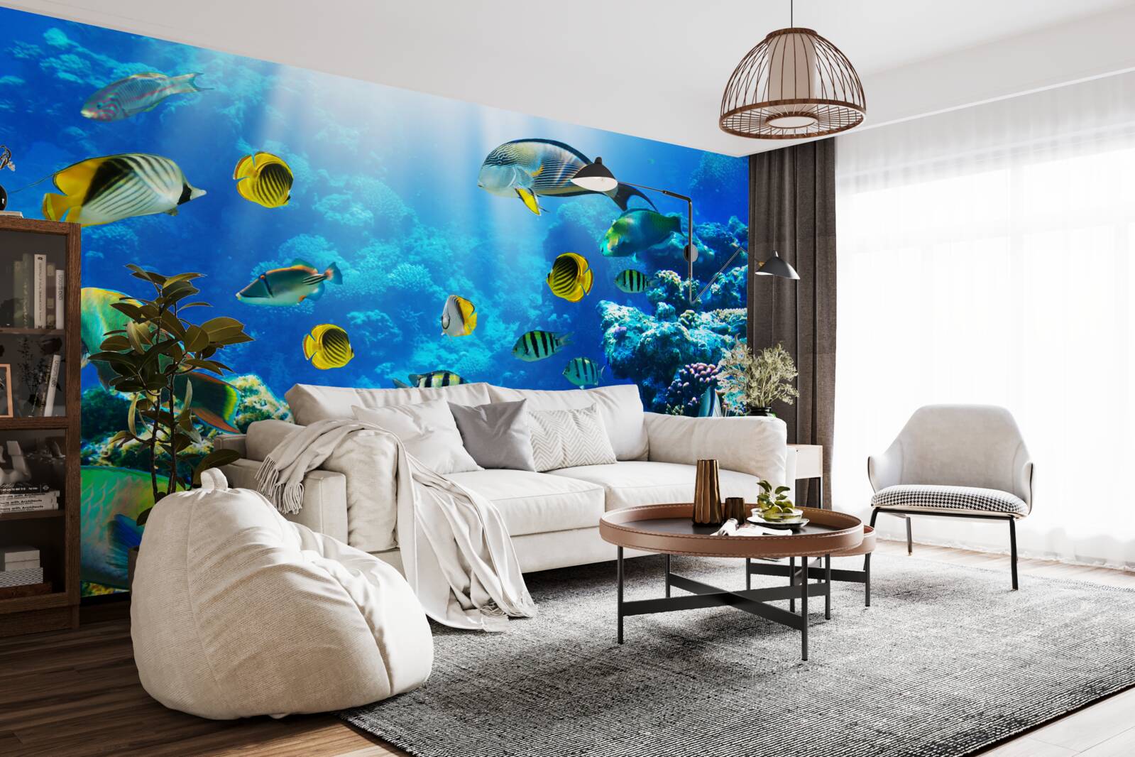Papier peint les habitants aquatiques des profondeurs