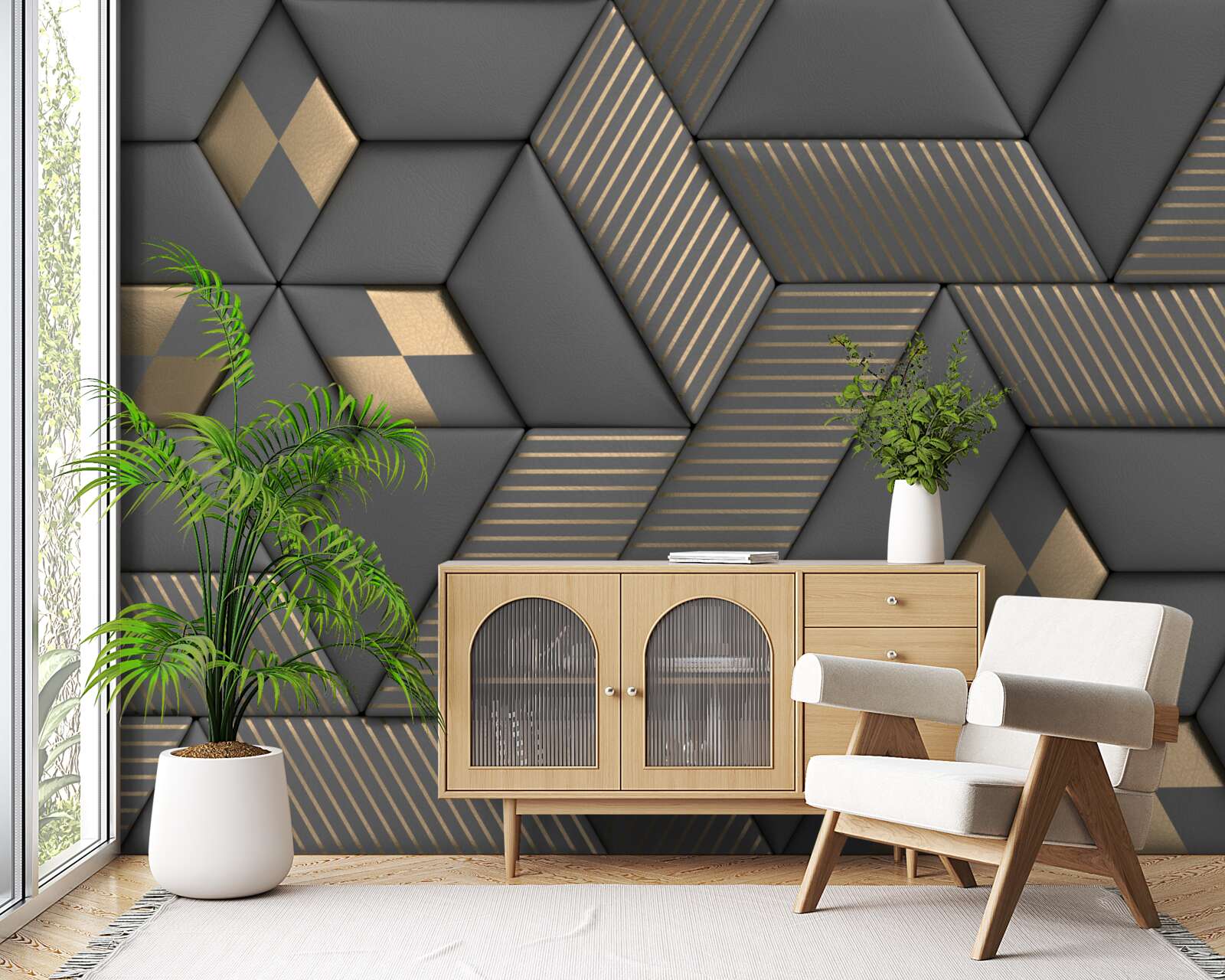 Papier peint La section est disponible en différentes textures