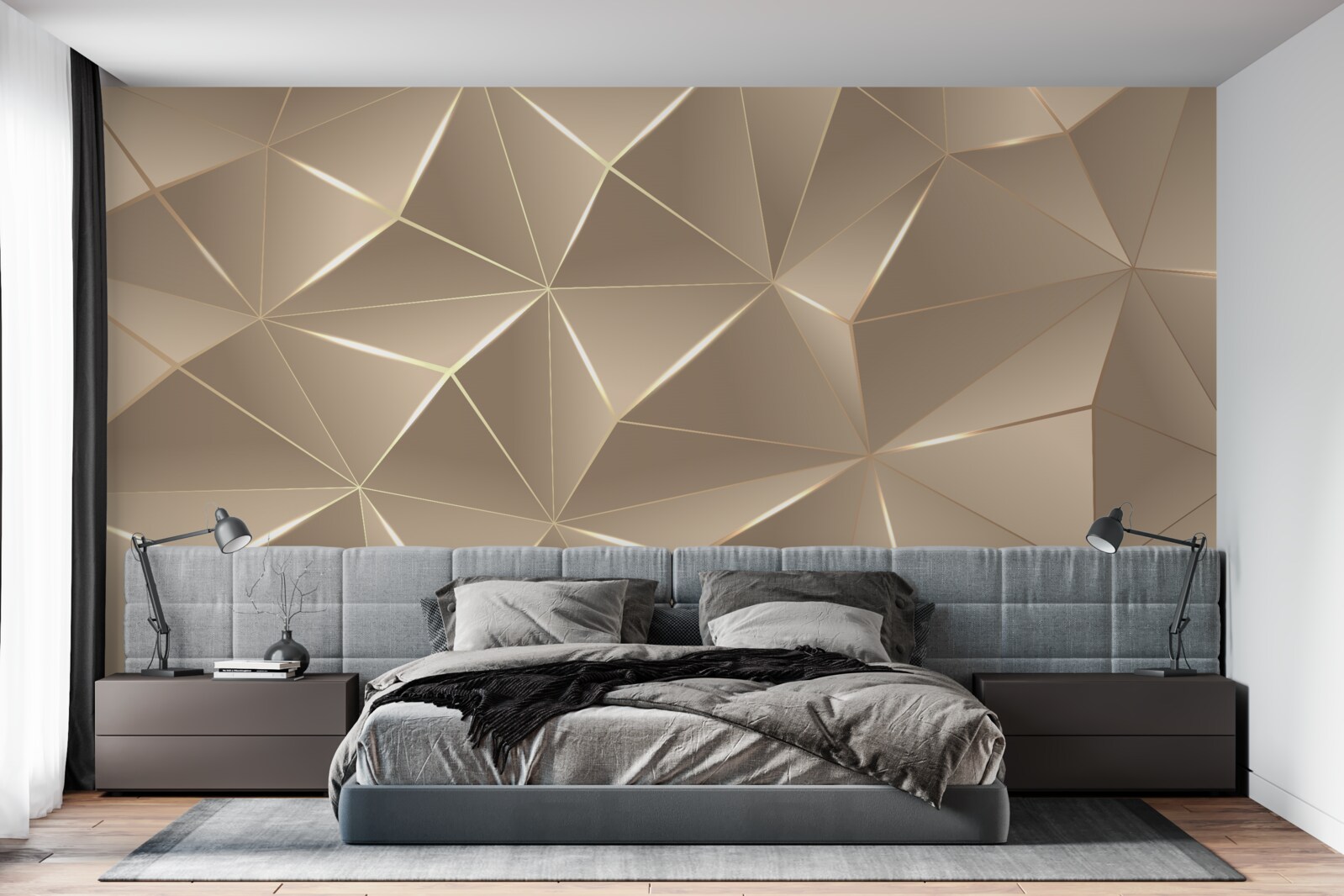 Papier peint Textures 3D sur fond clair