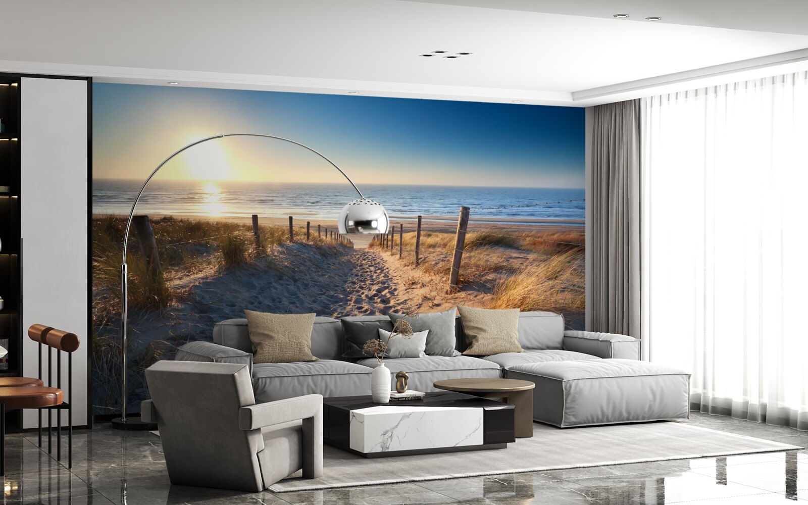 Papier peint belle plage
