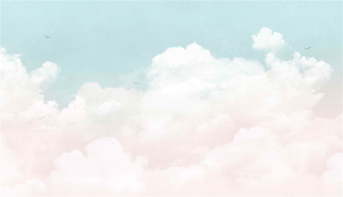 Papier peint d'épais nuages laiteux