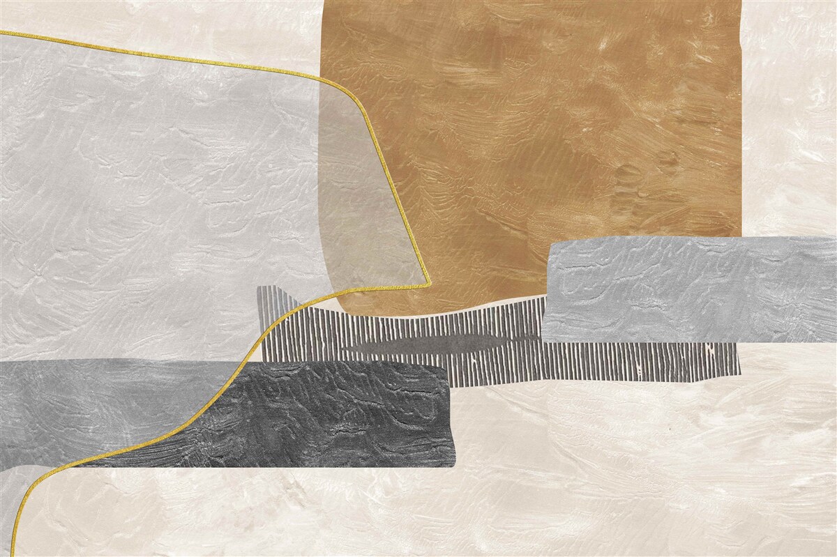 Papier peint le bateau surmonte les espaces aquatiques de l'abstraction