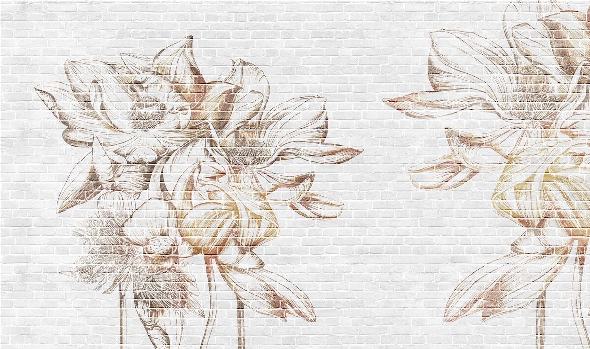 Papier peint délicate blonde filicia