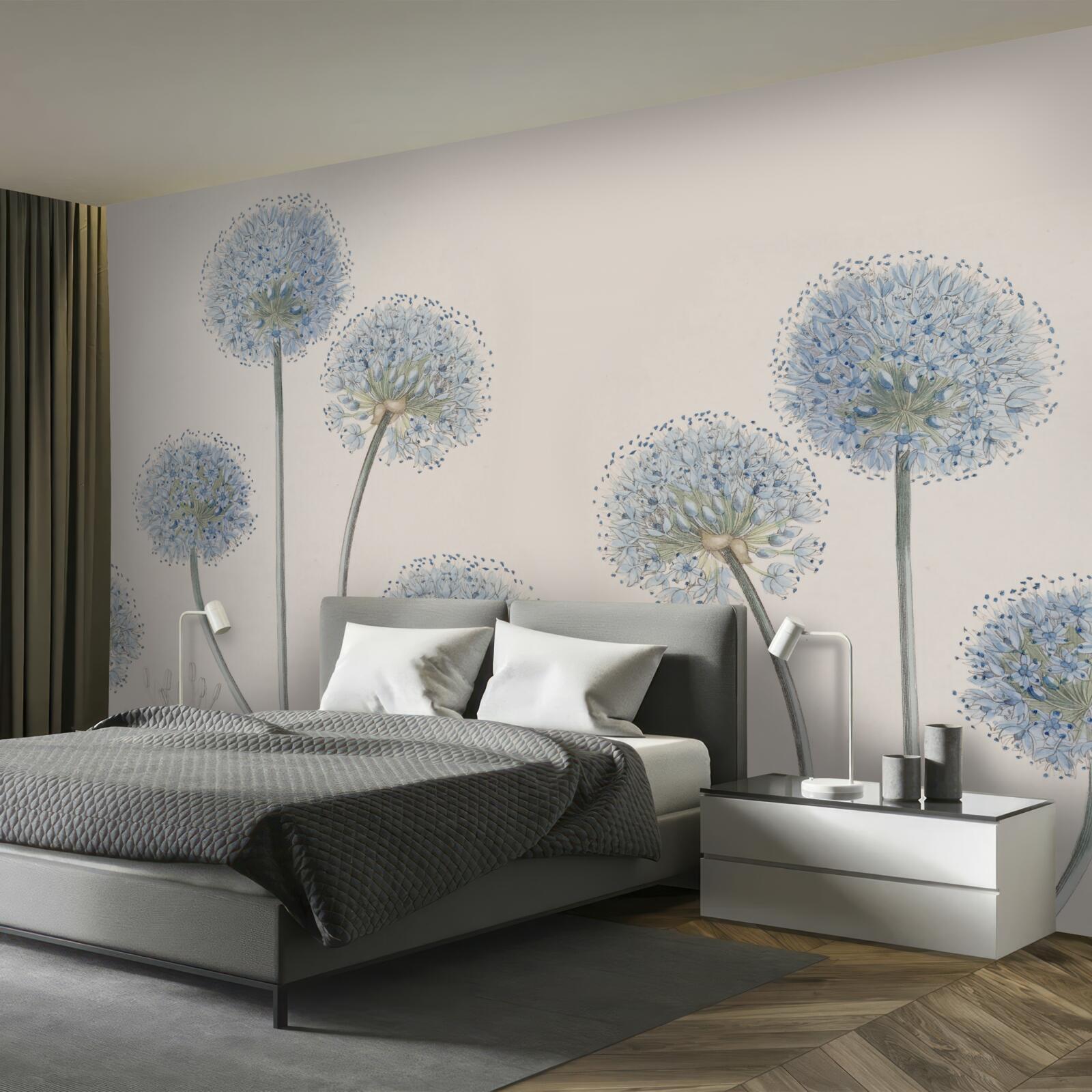 Papier peint les cimes des gracieux agaves